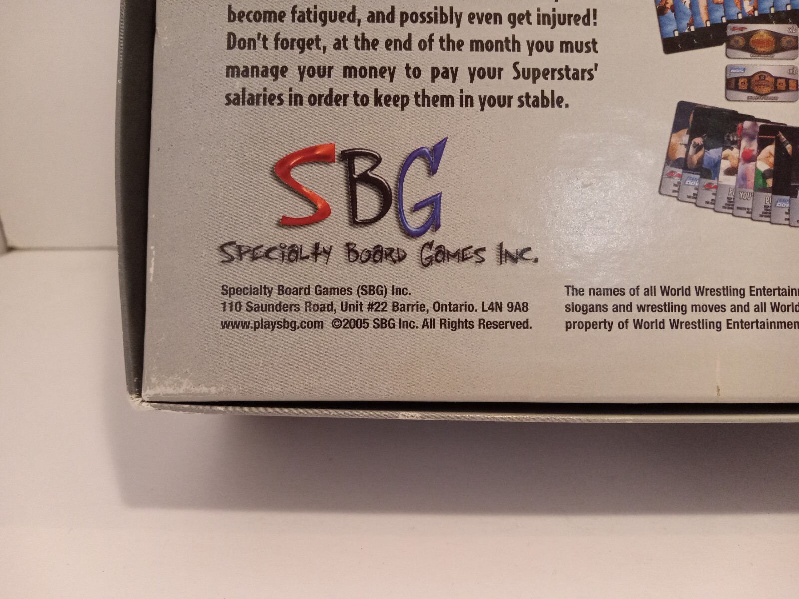 2005 WWE Wrestling DVD Board Game 1st Edition RAW/Smackdown by Specialty Games