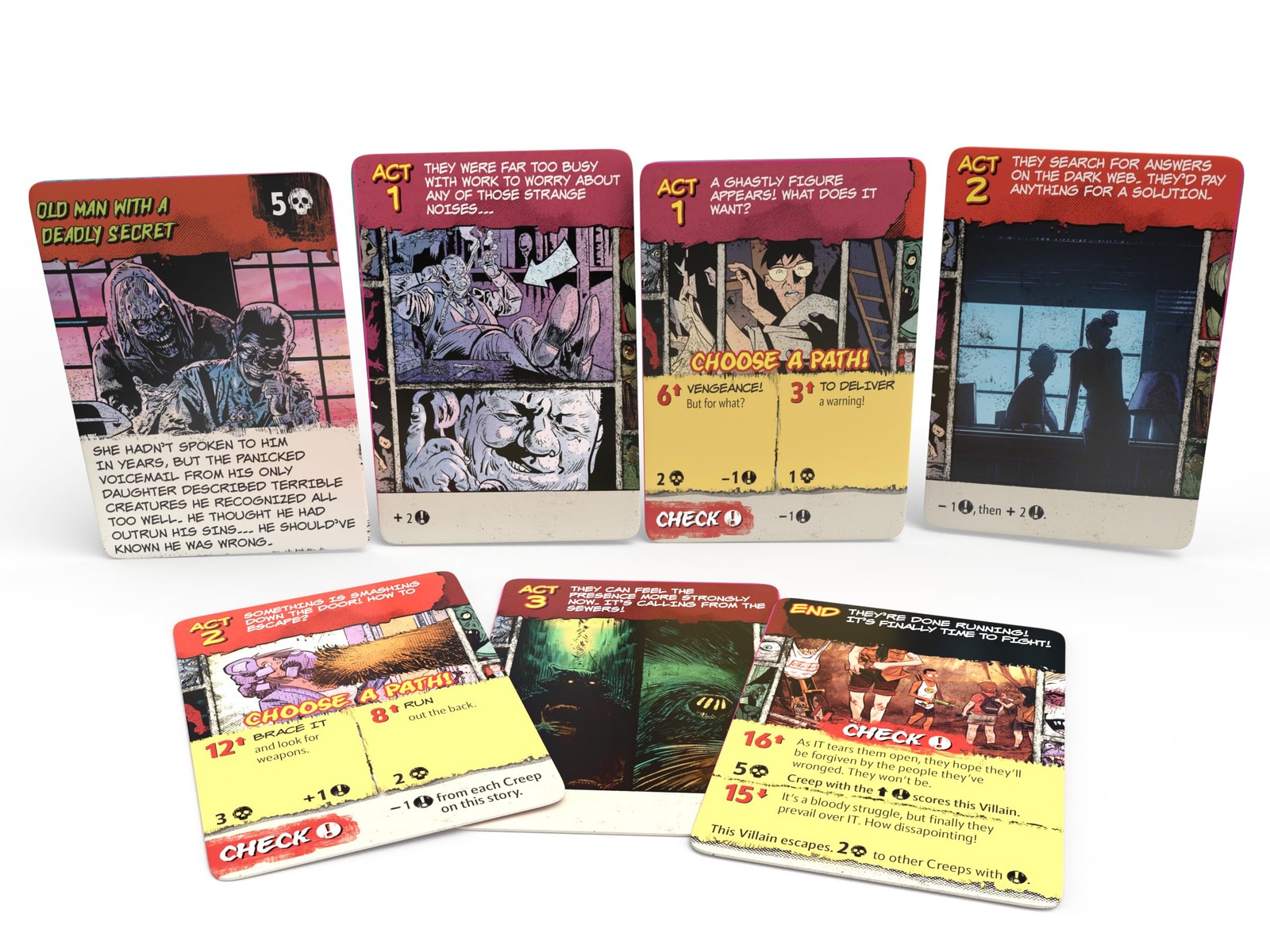 Creepshow – Twisted Storytelling Card Game for 2-5 Players, Ages 14+ – Strate…