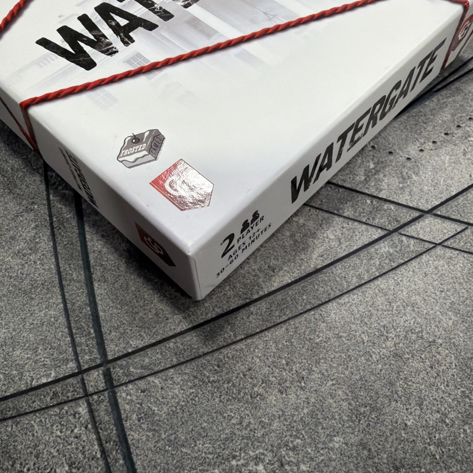 Watergate board game 3D Insert White Edition Capstone Games Matthias Cramer
