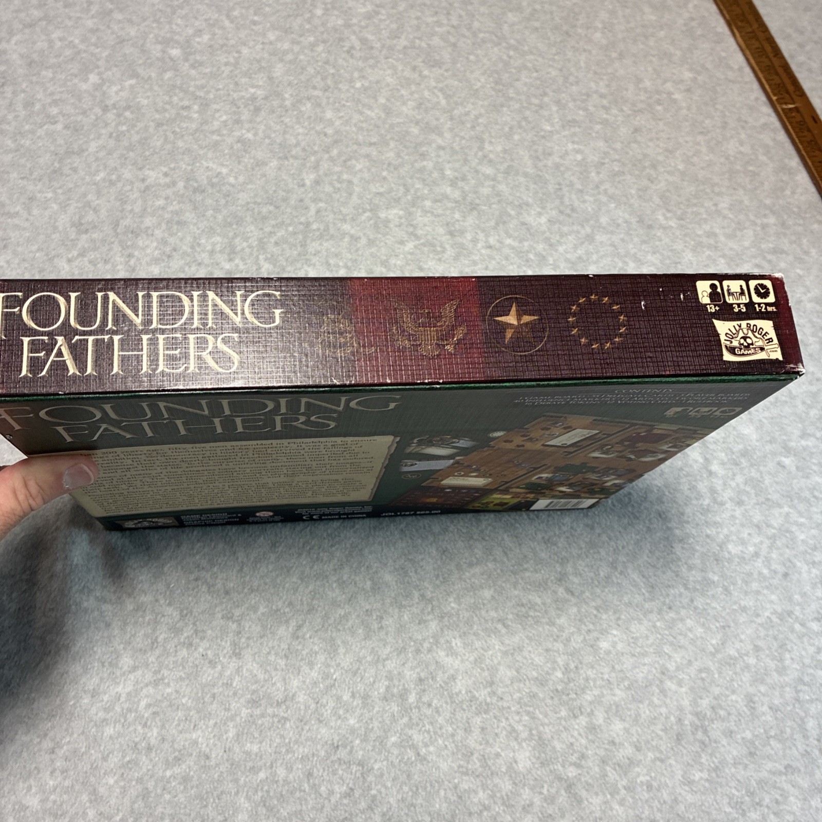 2010 Founding Fathers Statesmanship Board Game Jolly Roger’s Games Complete