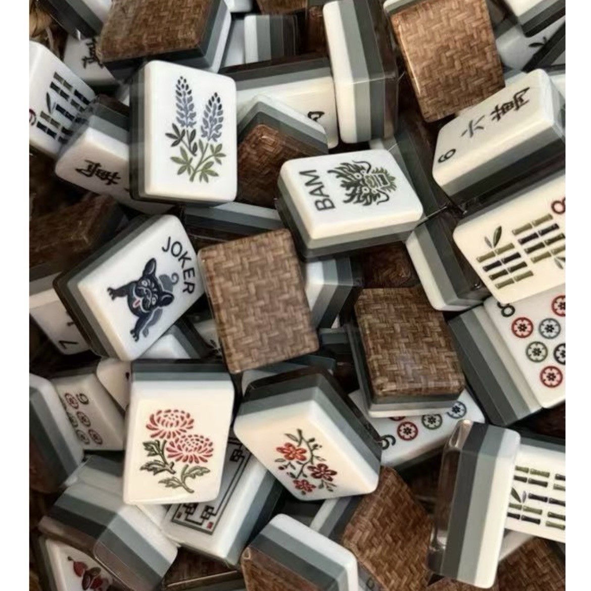 Honey Weave Inspired 4-Layer American Mahjong Tiles