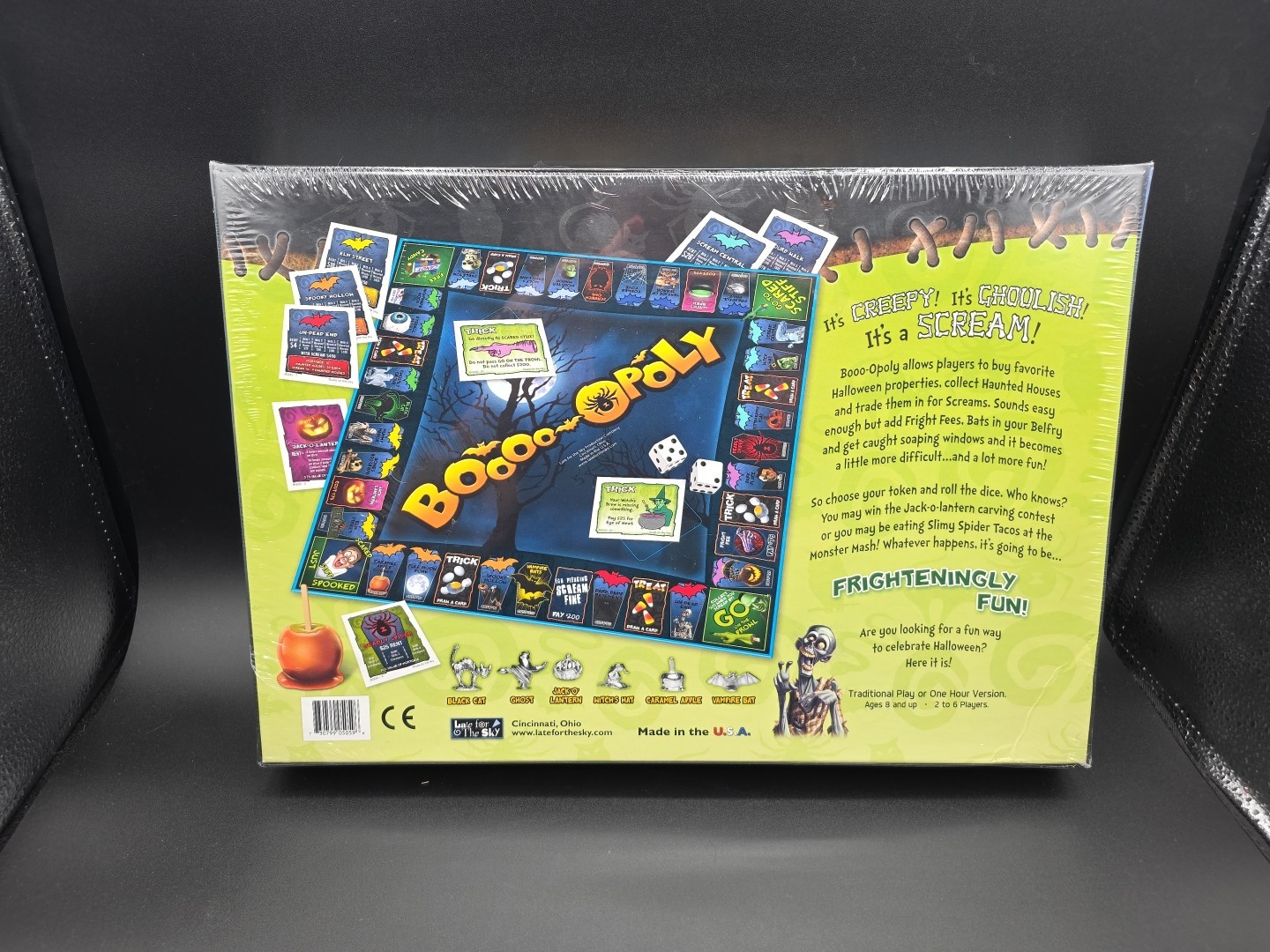 Boo Opoly Board Game Family Fun Spooky Halloween Seasonal Games Night Sealed