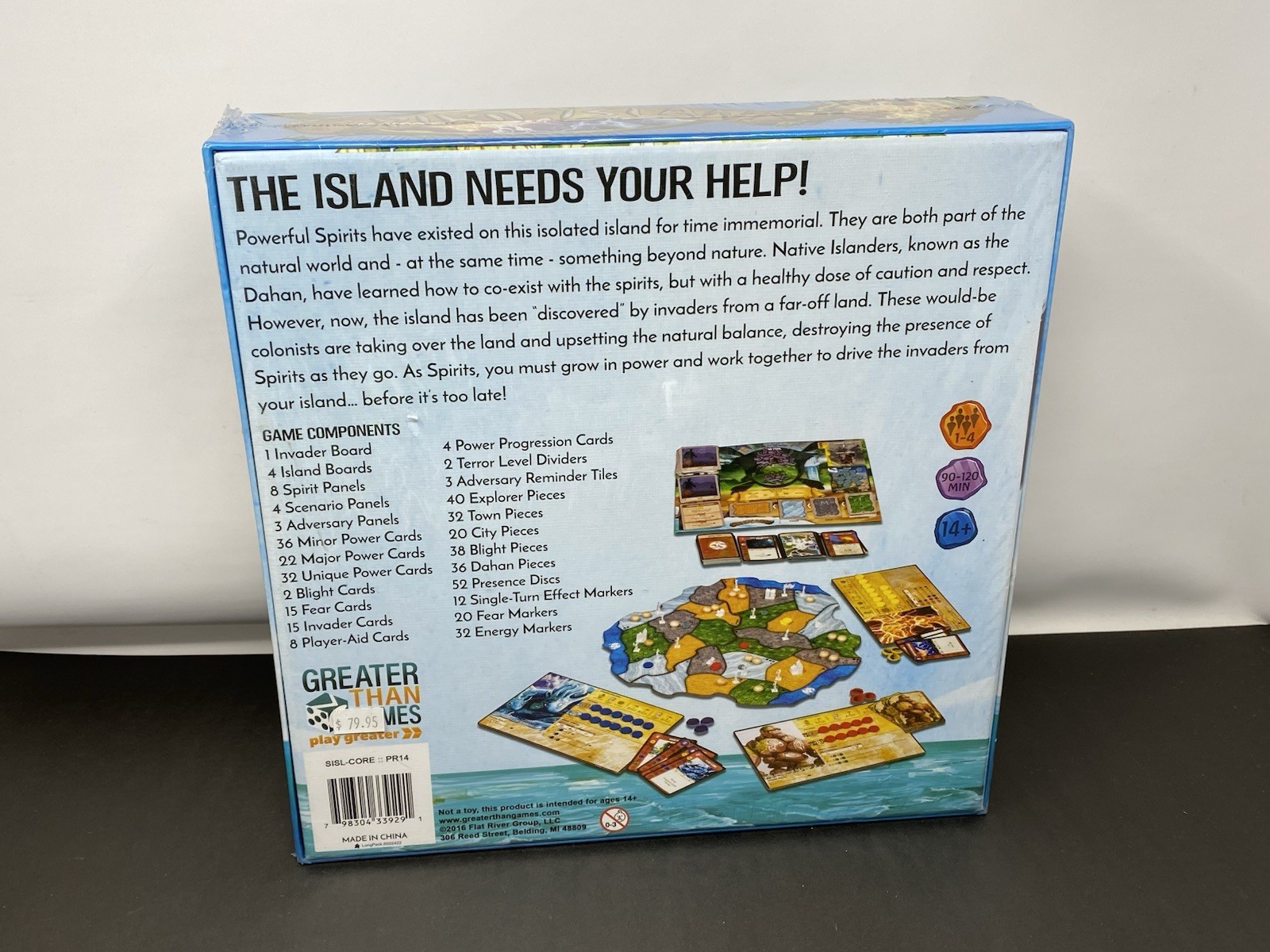 Spirit Island Base Core Board Game Greater Than Games (1-4 Players) New Sealed