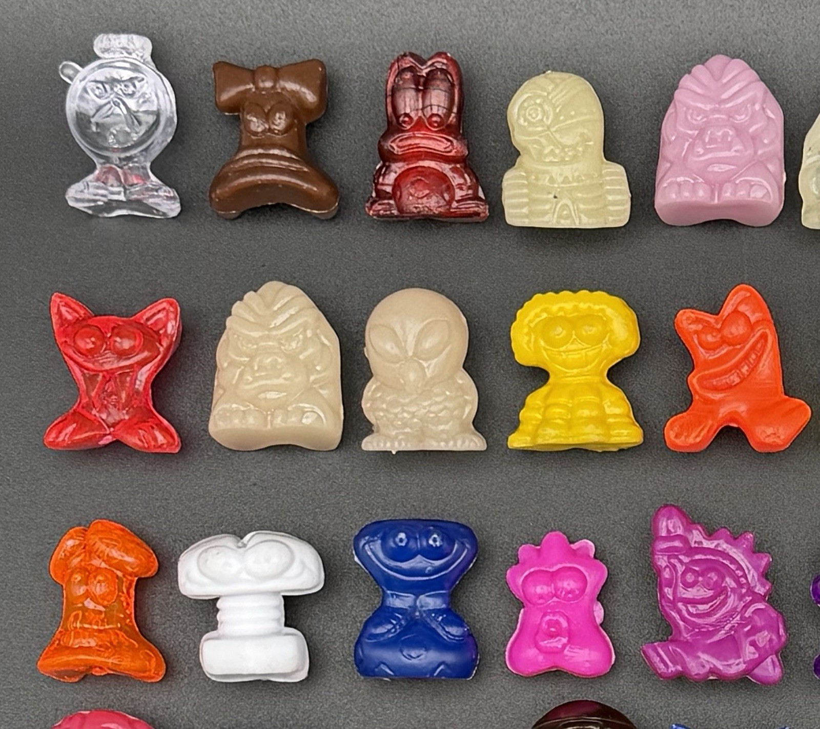 Lot of 76 Classic Gogo’s Crazy Bones Damaged Mixed Series Play Lot