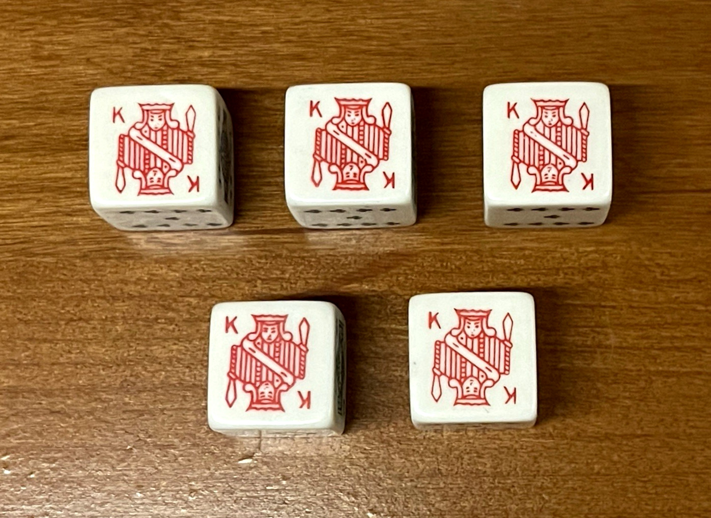 Vintage Poker Dice Game Set – Very Nice – Never Used