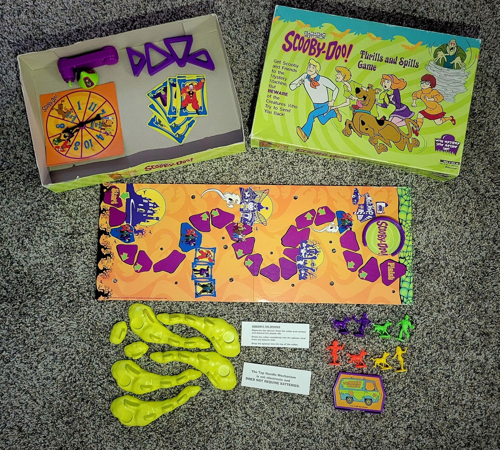 Vintage SCOOBY-DOO! Board Game lot! 3 games! All COMPLETE 1999 Pressman Games