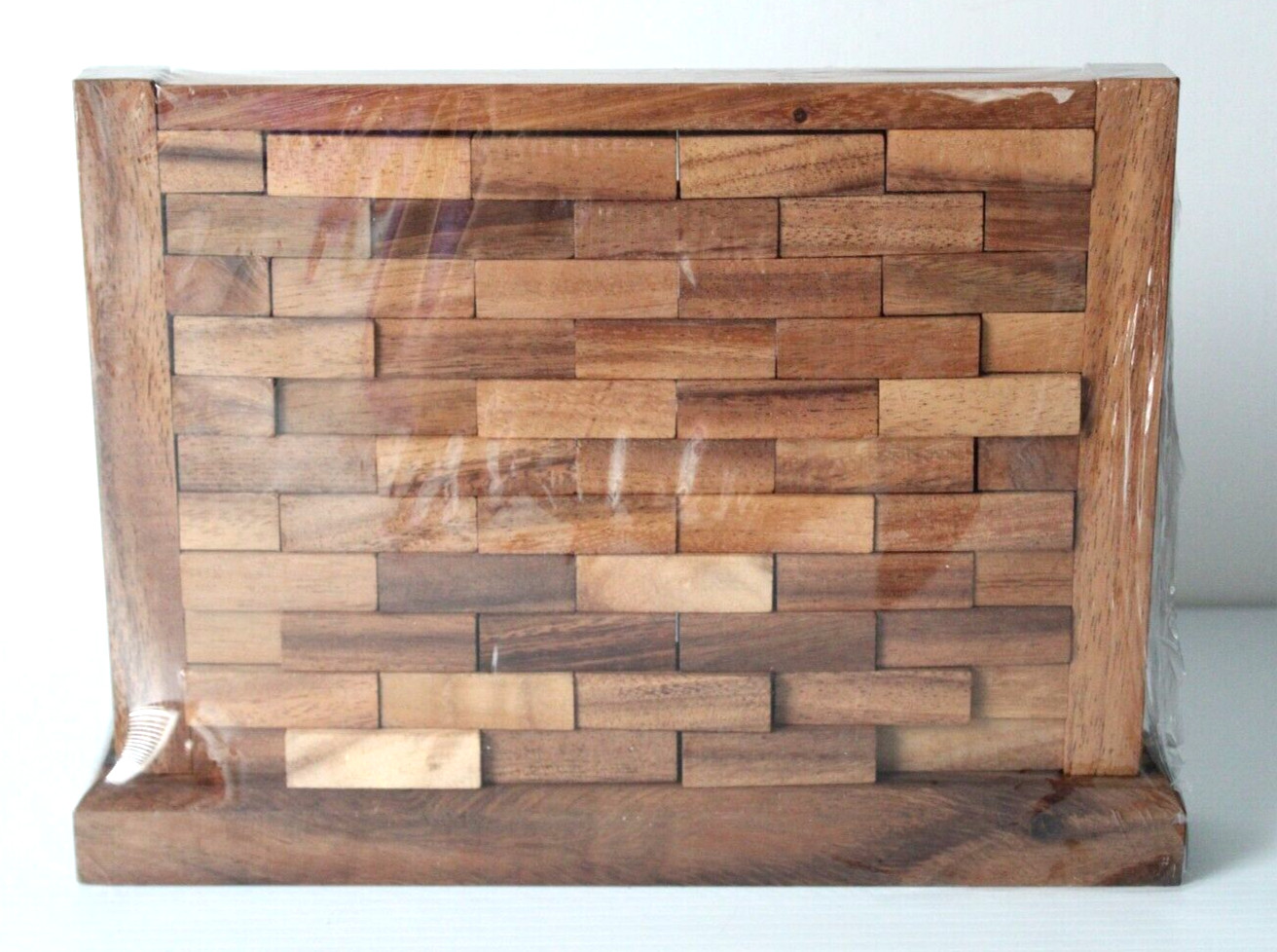 Novica Collection Handmade Stacking Wall Raintree Wood Block Game from Thailand