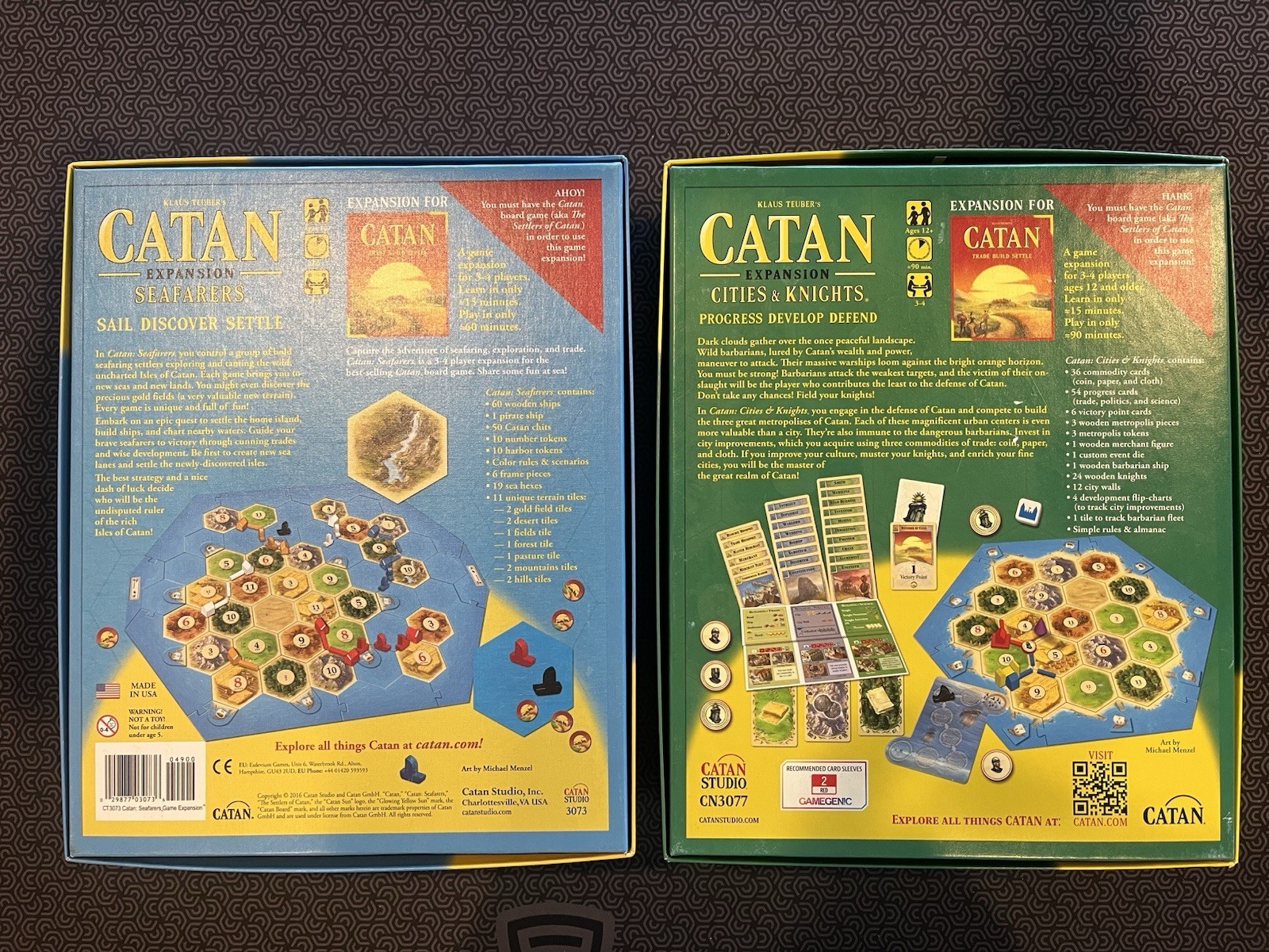 Catan Expansions – Cities & Knights And Seafarers Bundle