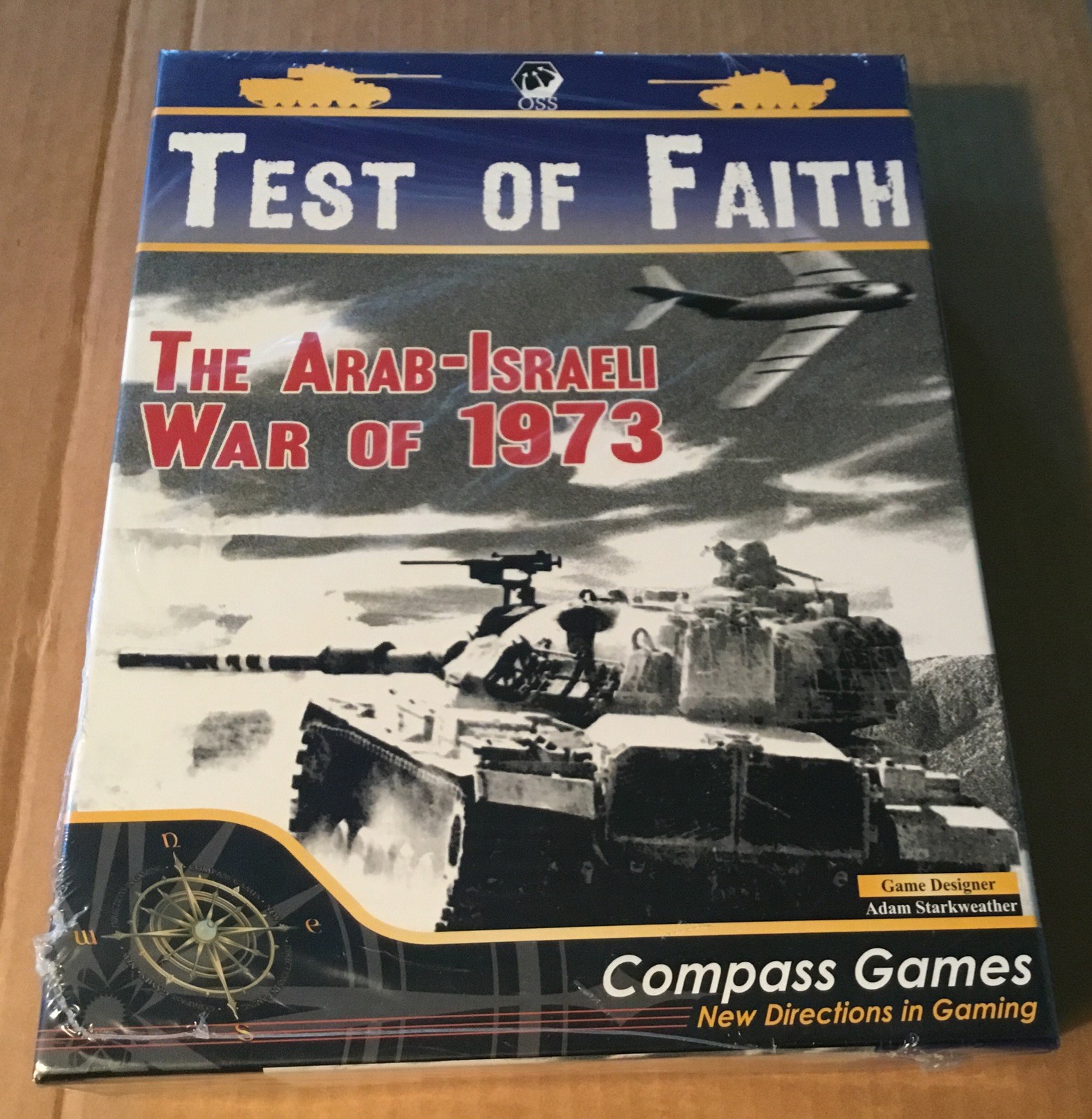 Compass Games Test Of Faith The Arab-Israeli War Of 1973 New Sealed Shrink Wrap