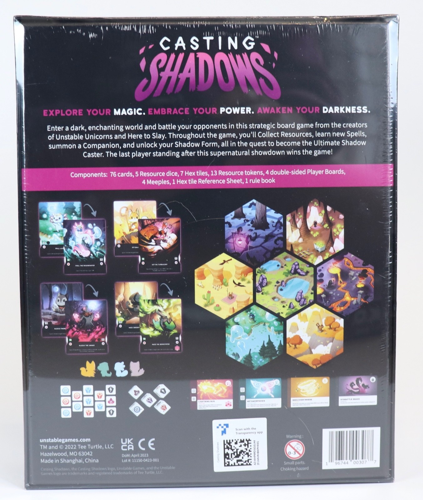 Casting Shadows + Tic Tac KO Cute Vs Evil Unstable Games Strategy 2-4players NEW