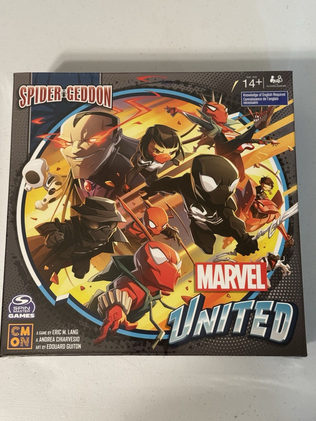 Marvel United Spider Geddon Board Game 1 To 4 Players Ages 14 And Up