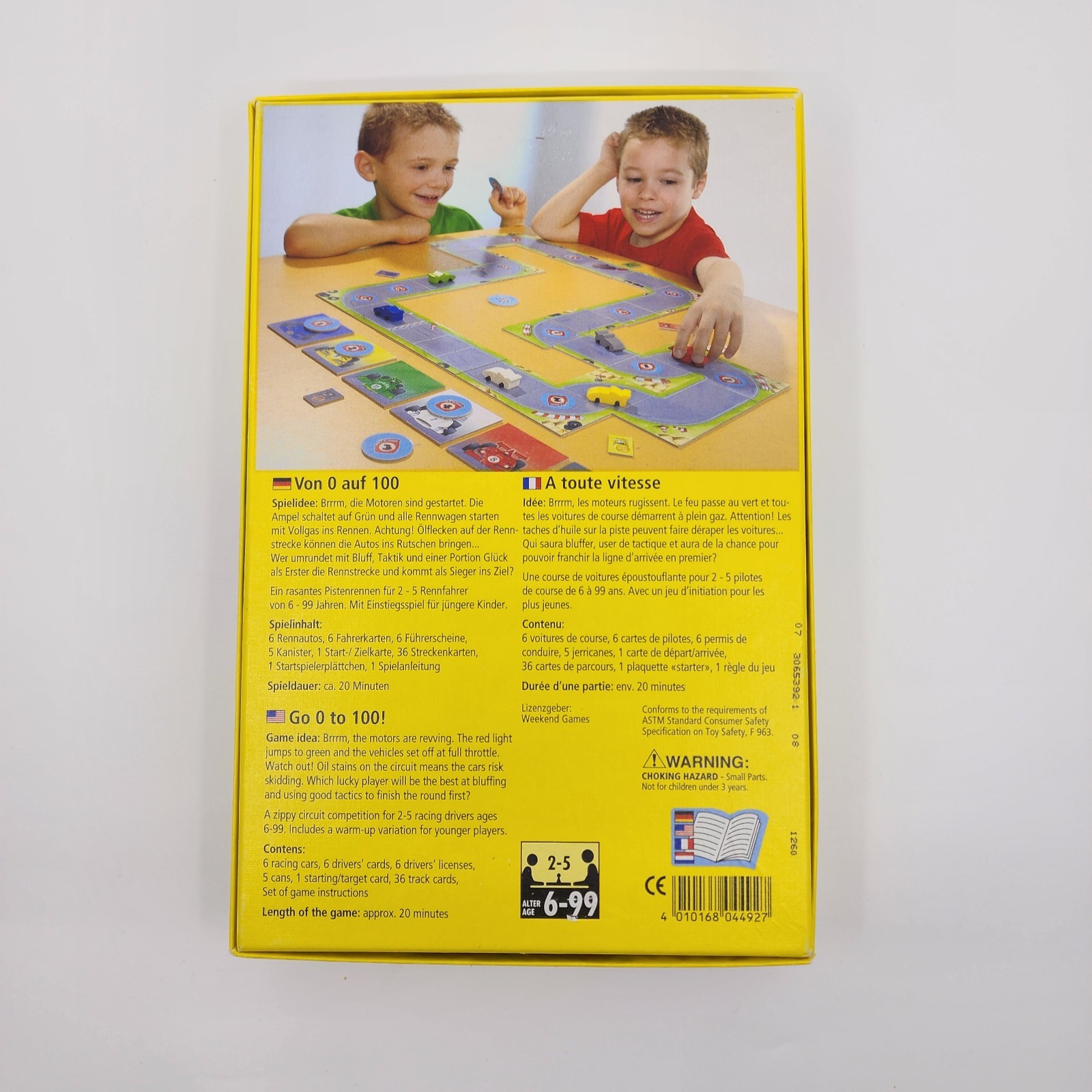 RARE HABA Von 0 Auf 100 2005 Board Game From 0 to 100 2005 German Edition #4492