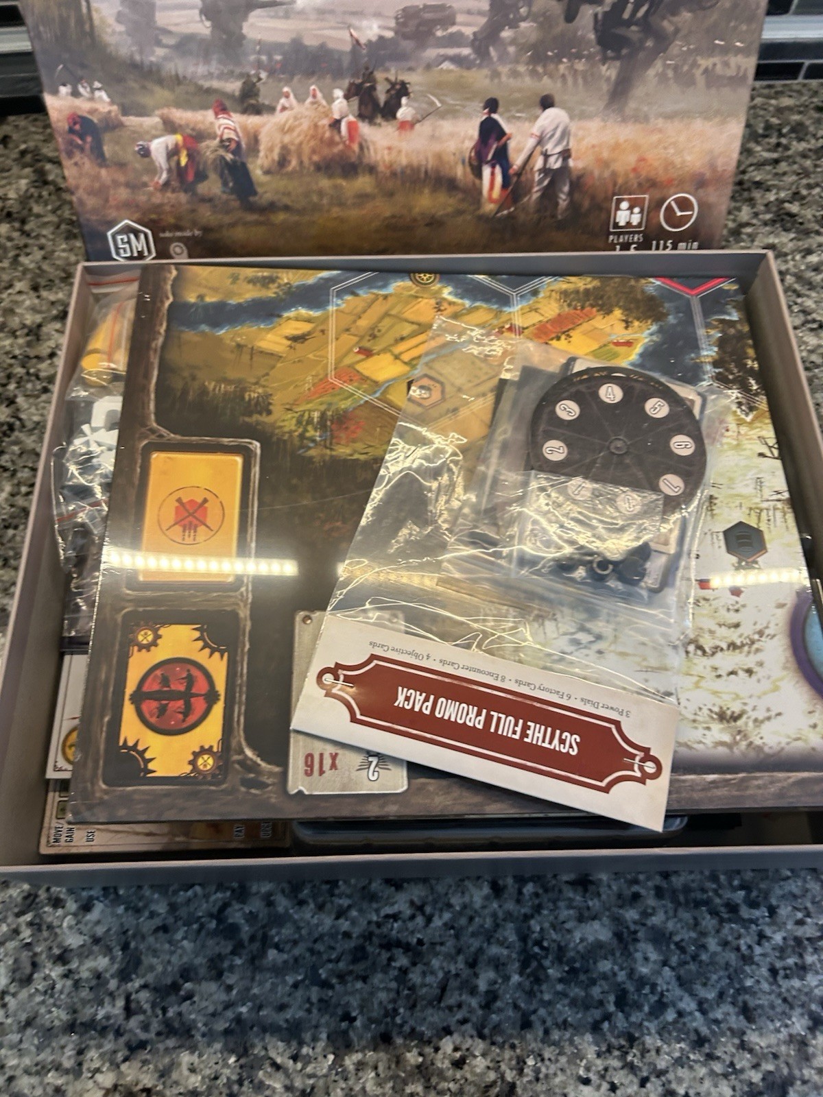 SCYTHE Board Game Stonemaier Games STM600 Unpunched Complete