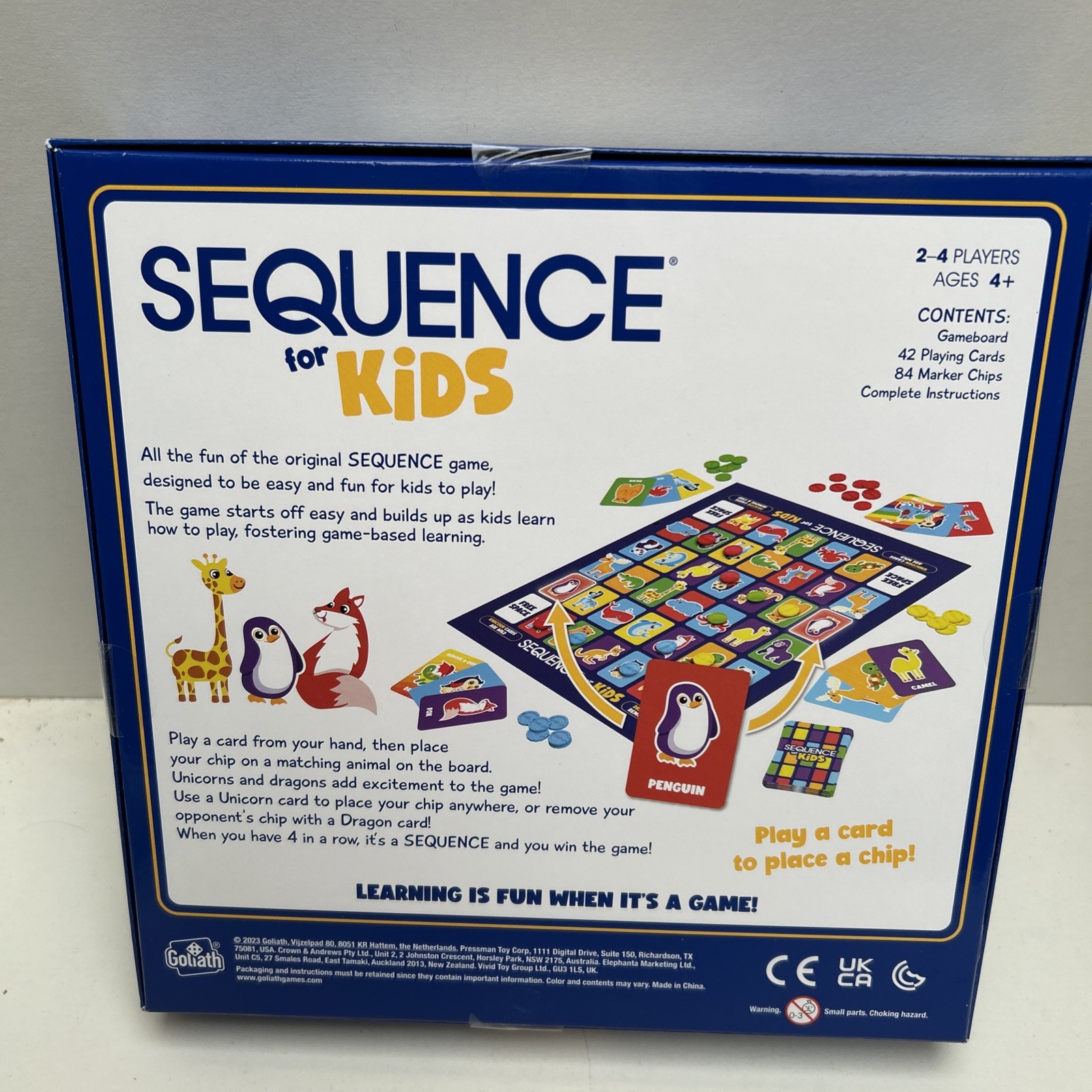Goliath Sequence for Kids Award Winning Board Game No Reading Required