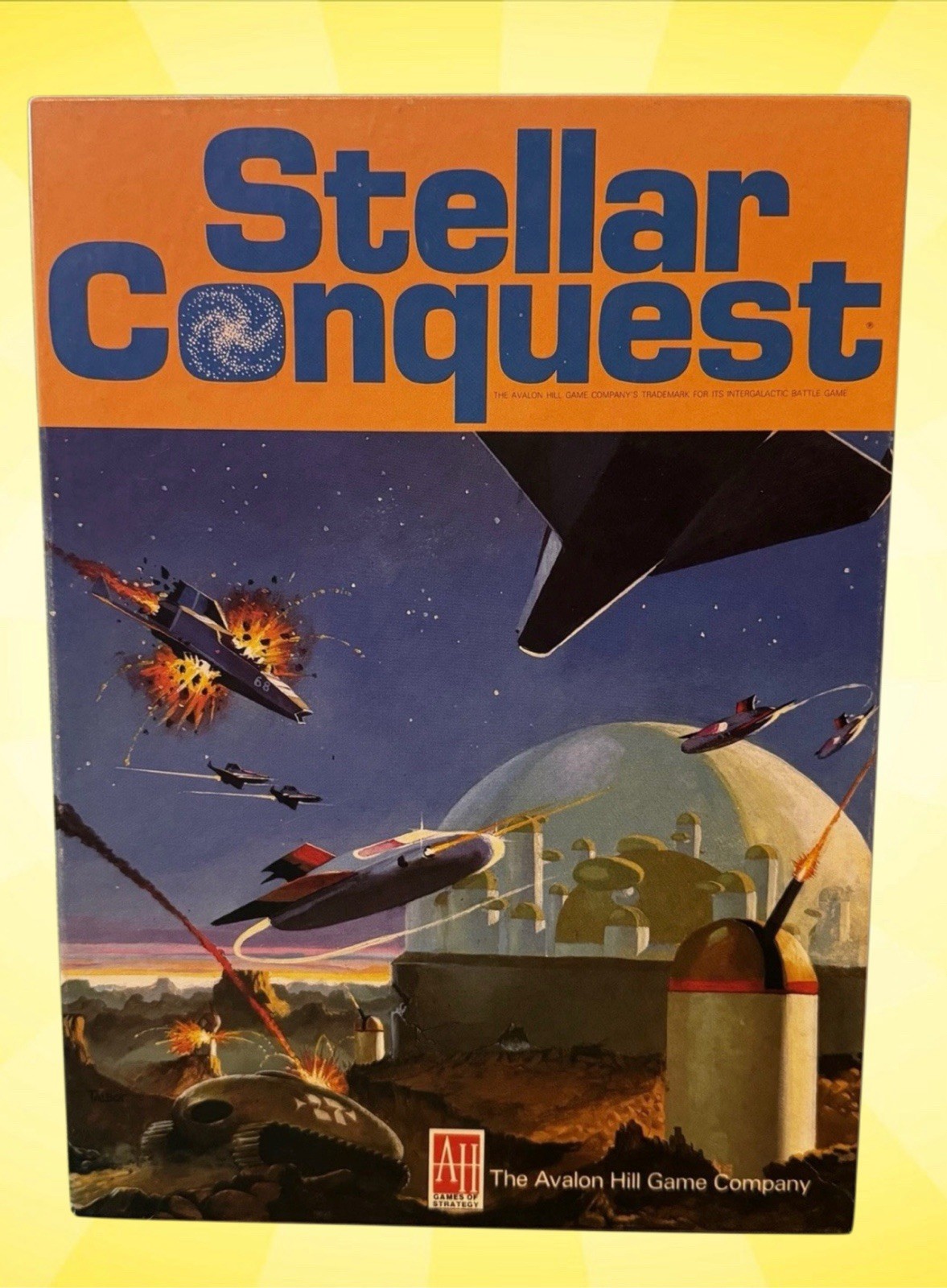 Vtg Avalon Hill Games Stellar Conquest 1984 Complete Unpunched Excellent Sci Fi