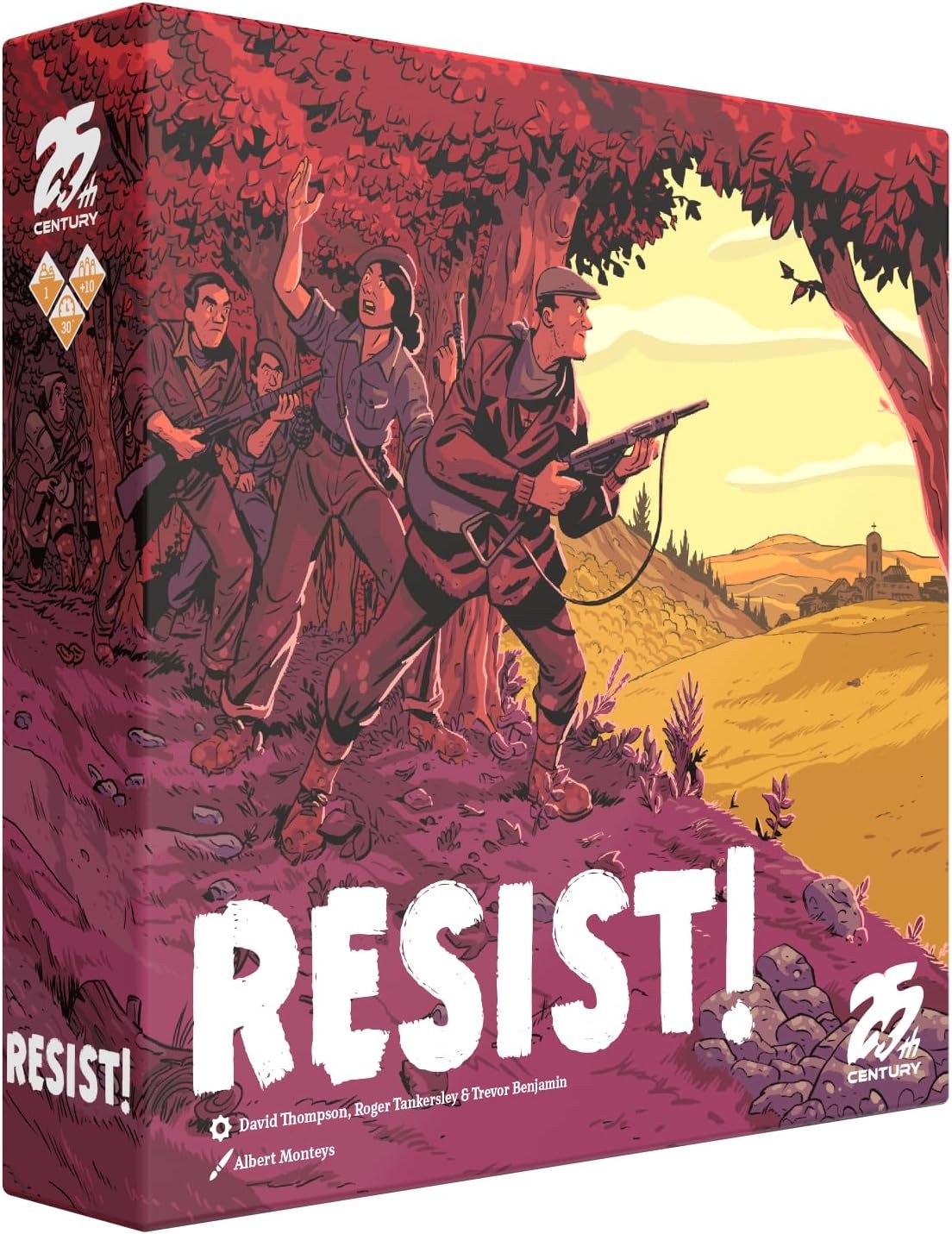 Resist Ages 10 Solitaire Strategy Card Game Spanish Maquis Resistance with