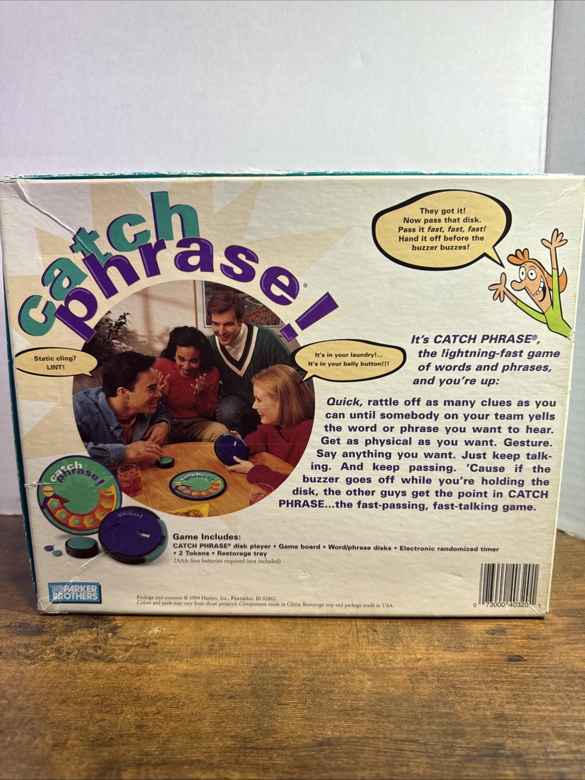Vintage Catch Phrase Party Game 1994 Original Edition Parker Brothers COMPLETE