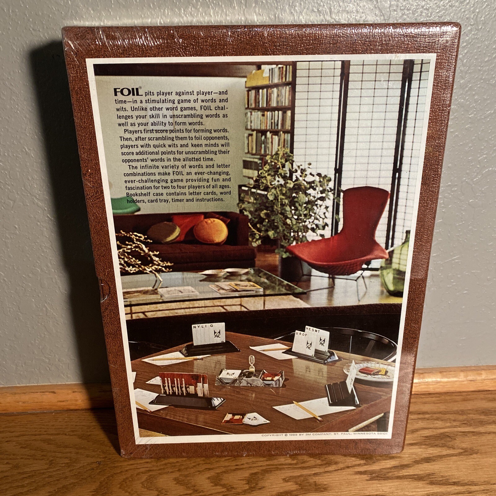3M Bookshelf -FOIL- Game of Words & Wits Complete Vintage 1969 SEALED NEW