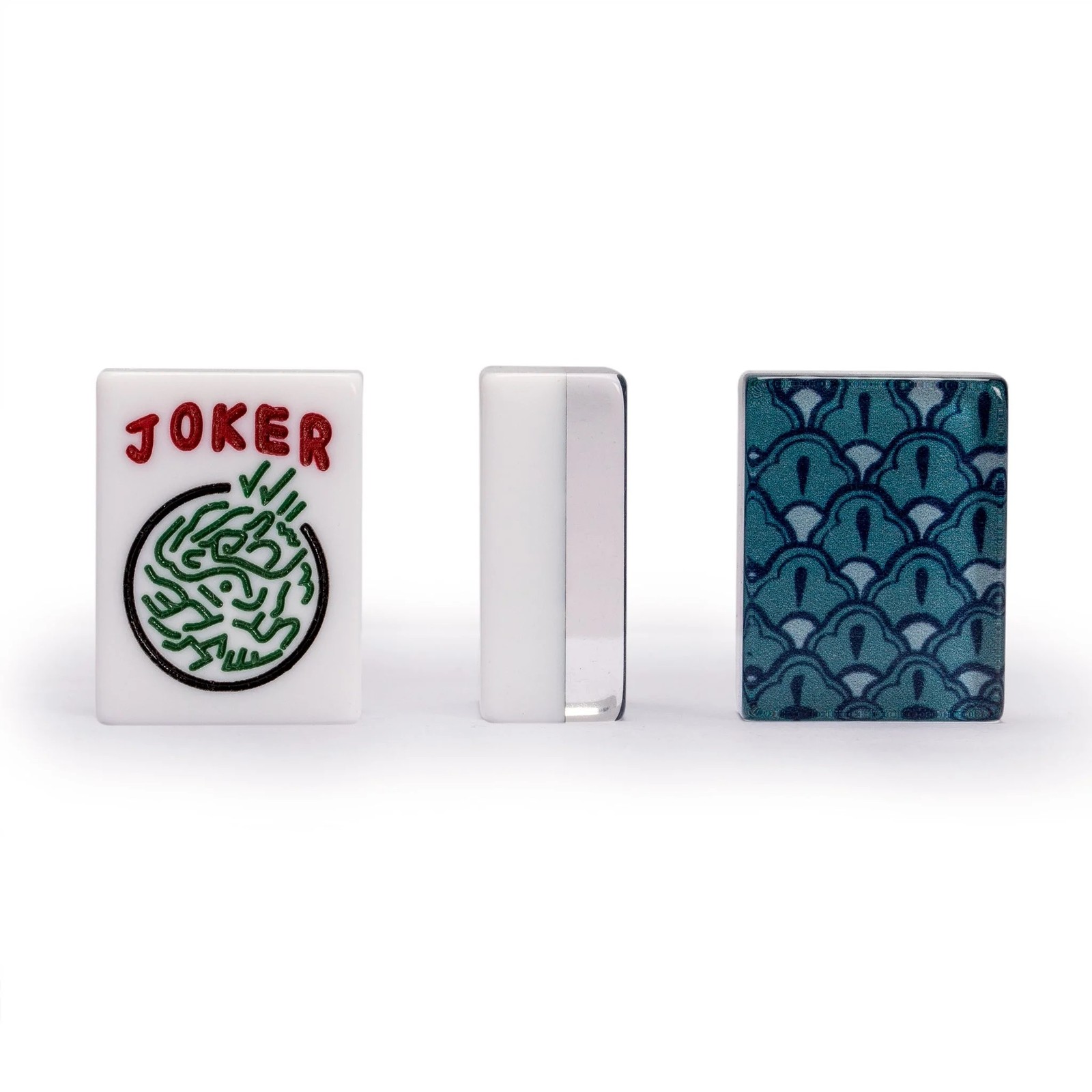 American Mahjong Oceana 166-Tile Rack/Pusher Heather Teal Soft Case TC-AF001-A
