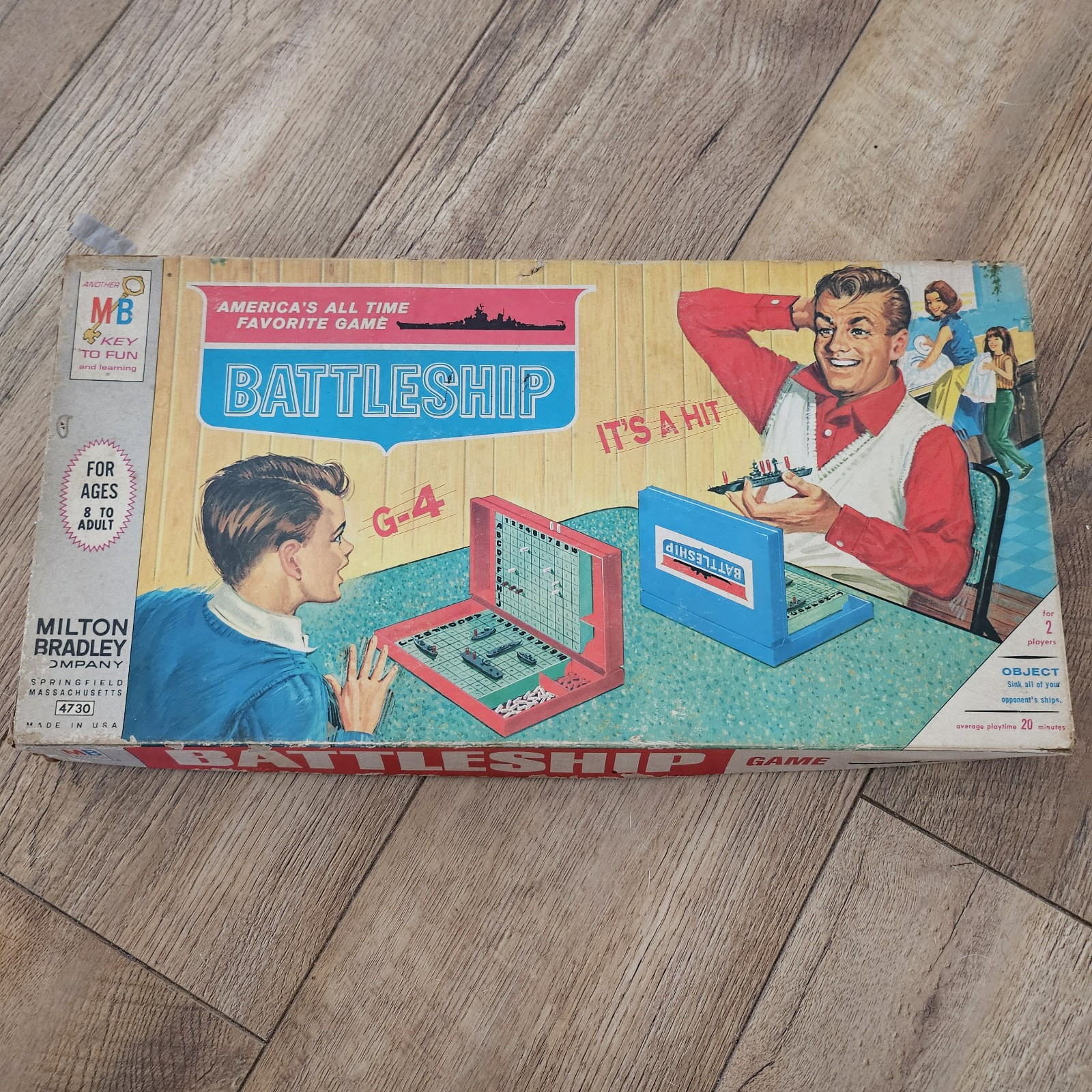 Original Vintage Battleship Board Game 1967 Milton Bradley (NEW PRICE)