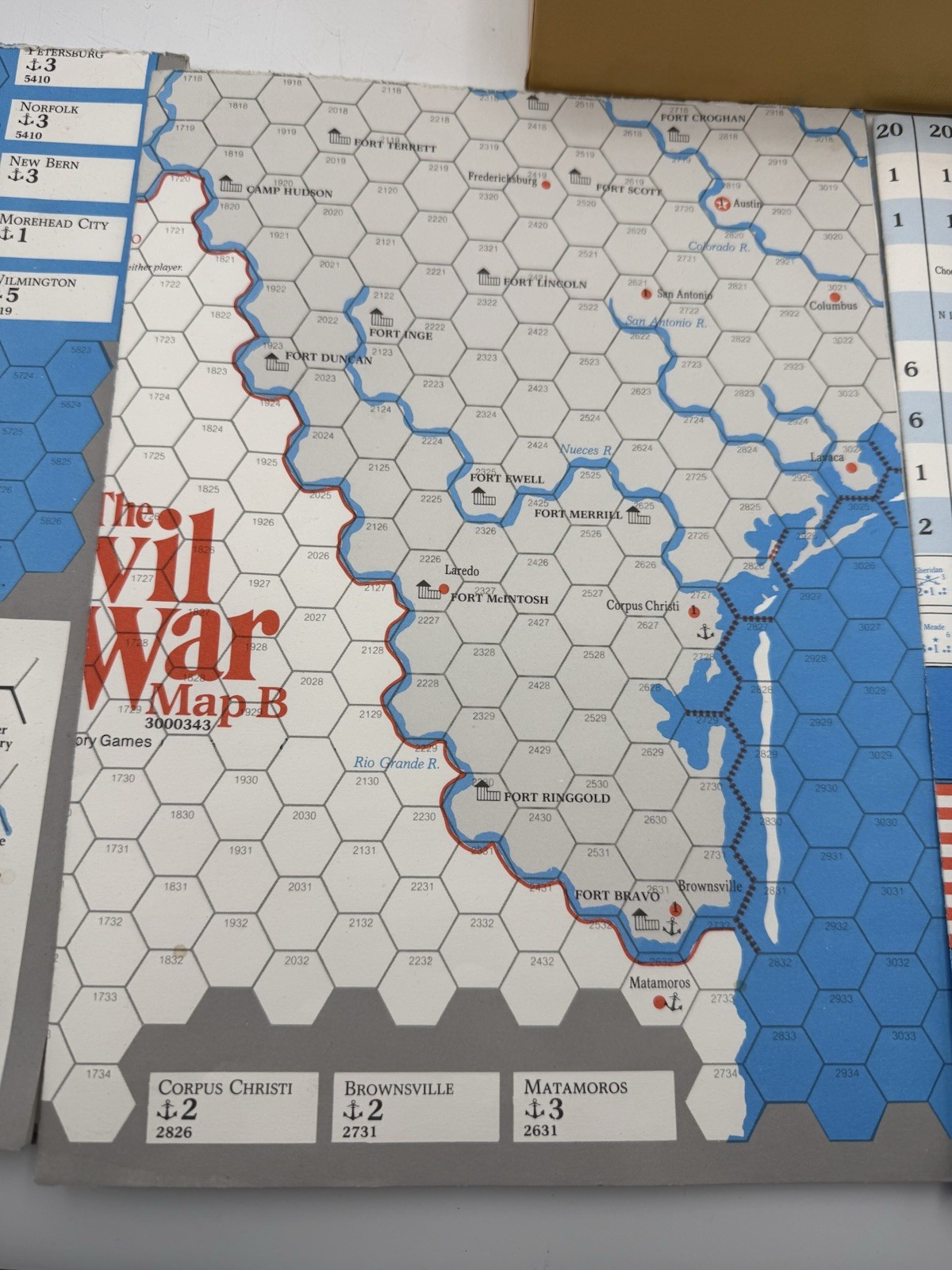 The Civil War 1861-1865 War Board Game in Original Box- 1983 Vintage- COMPLETE
