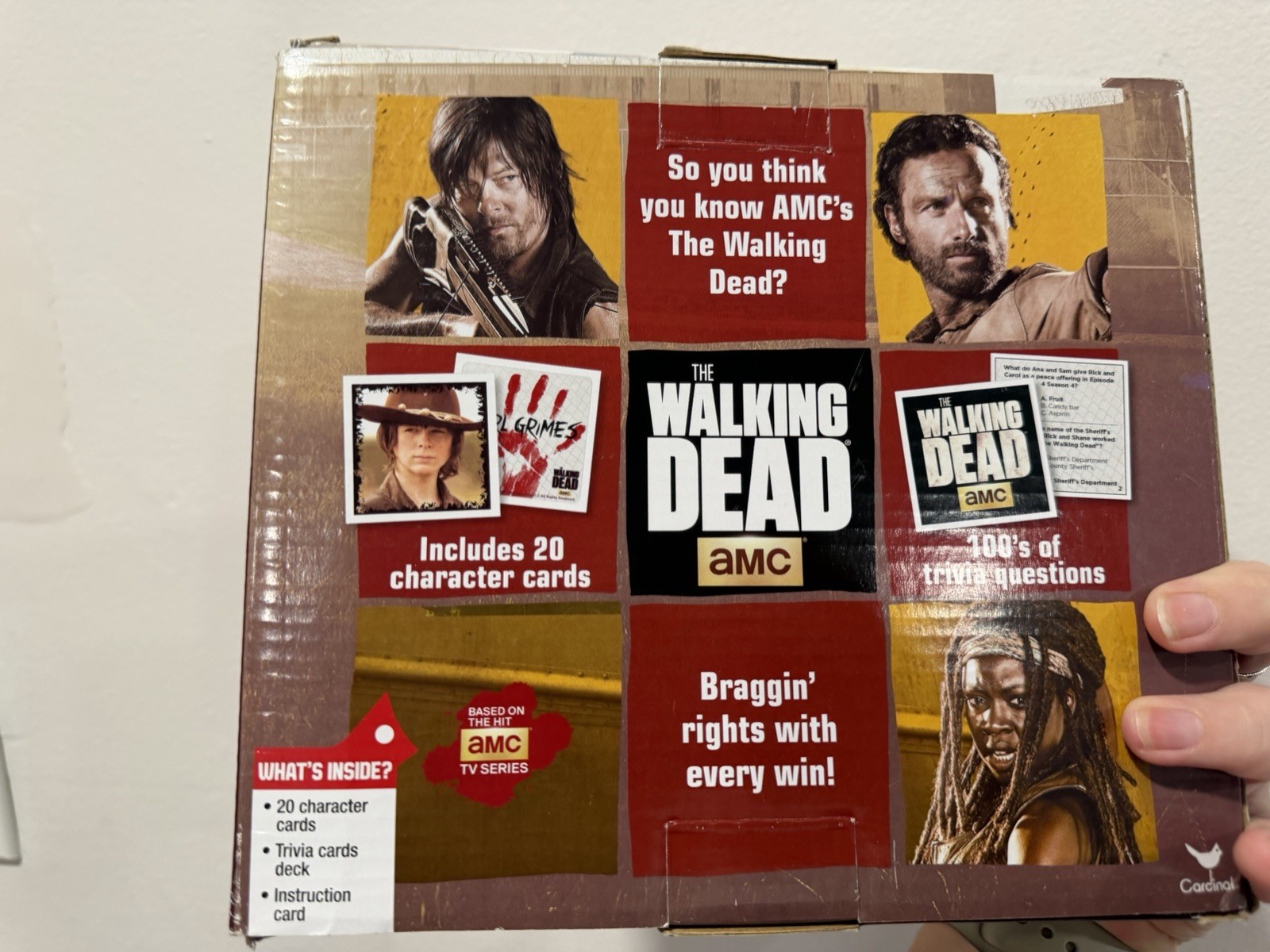 AMC the Walking Dead Trivia Game Cardinal Games 2014 Edition