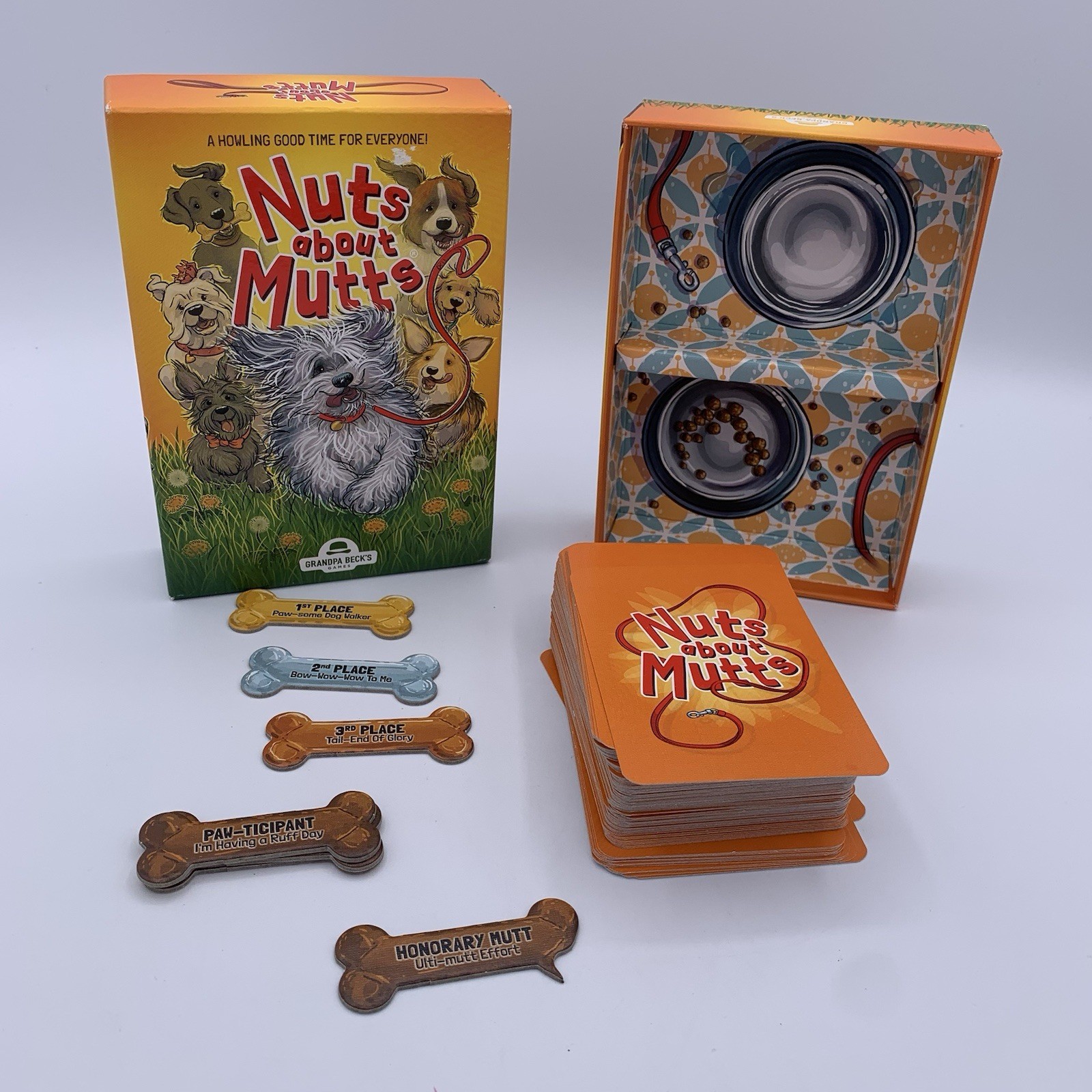 Grandpa Beck’s Nuts About Mutts Dog Card Game 2019 COMPLETE A Howling Good Time