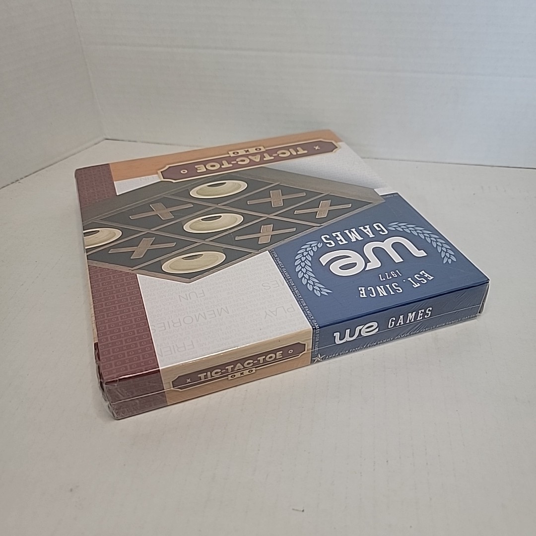 WE Games Tic Tac Toe Wooden Board Game, Patio Decor, Outdoor Games, Backyard