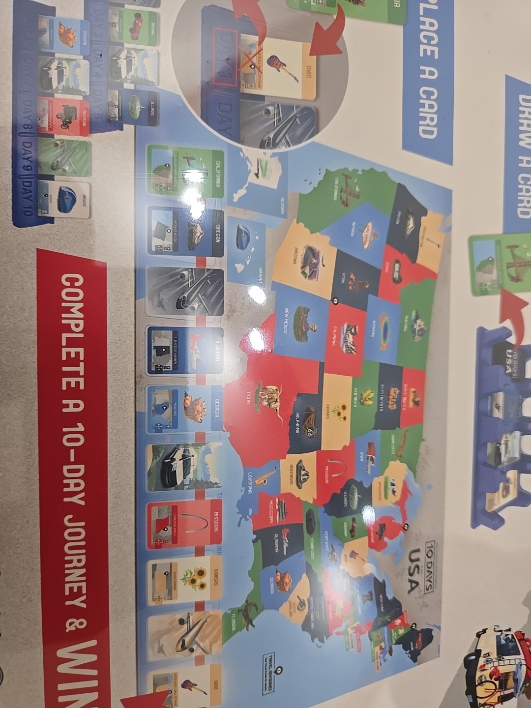10 Days in the USA By Op Games Educational USA Travel Strategy