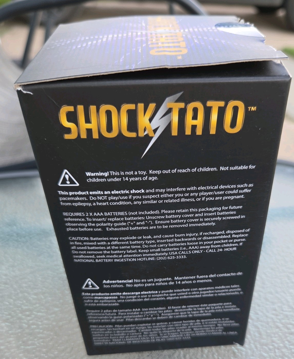 Shocktato Party Game by Lightning Reaction Shocking Hot Potato – NEW SEALED