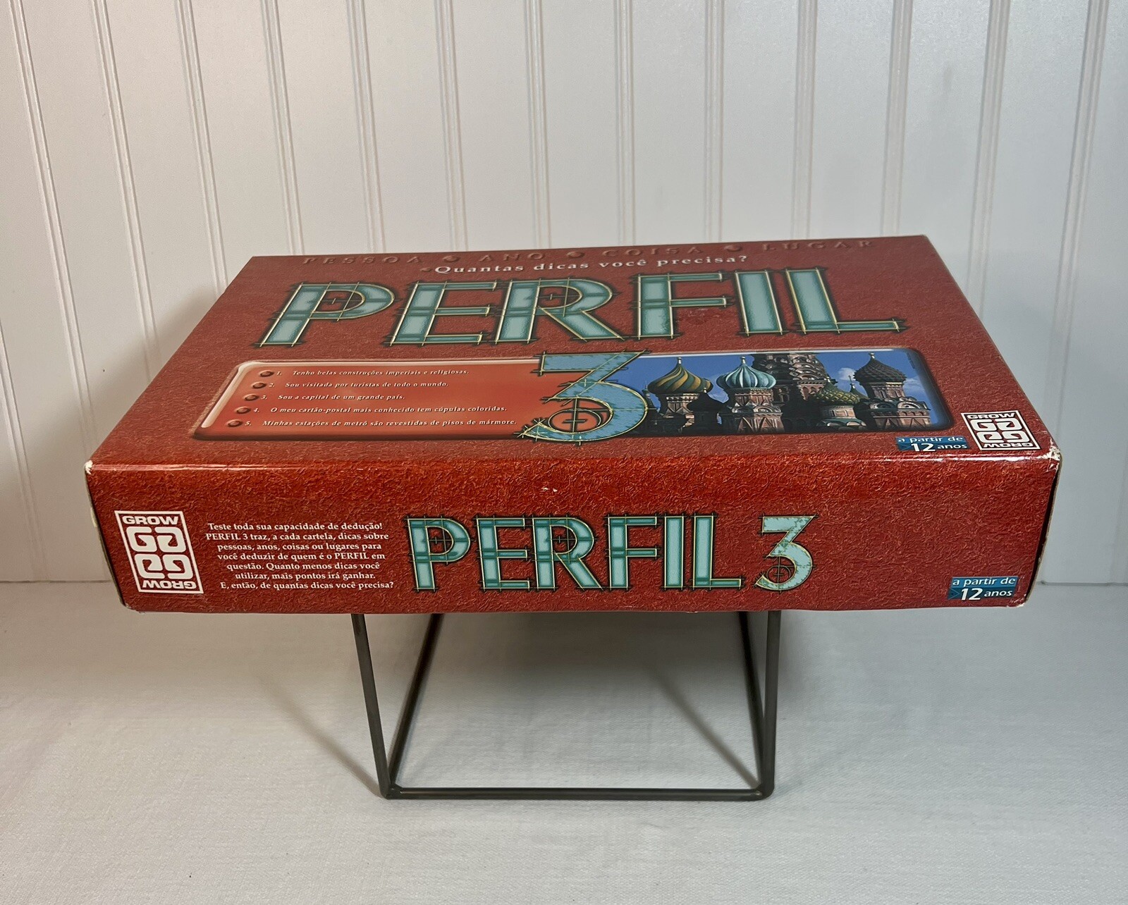 Jogo Perfil 3 Board Game By Grow Brazil Portuguese New Old Stock 12 Years And Up