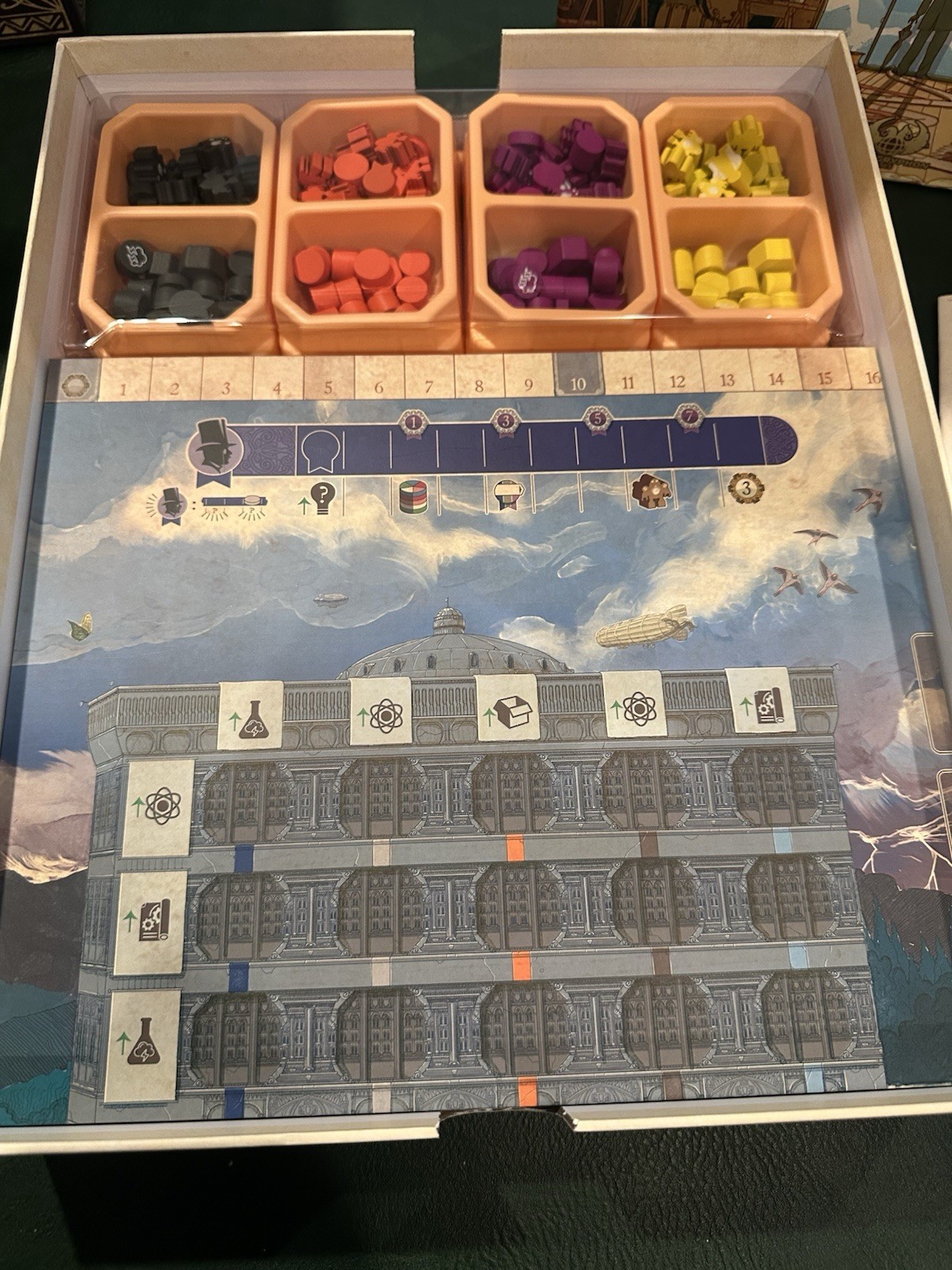 Weather Machine Board Game Vital Lacerda Heavy Euro Strategy Game Eagle-Gryphon