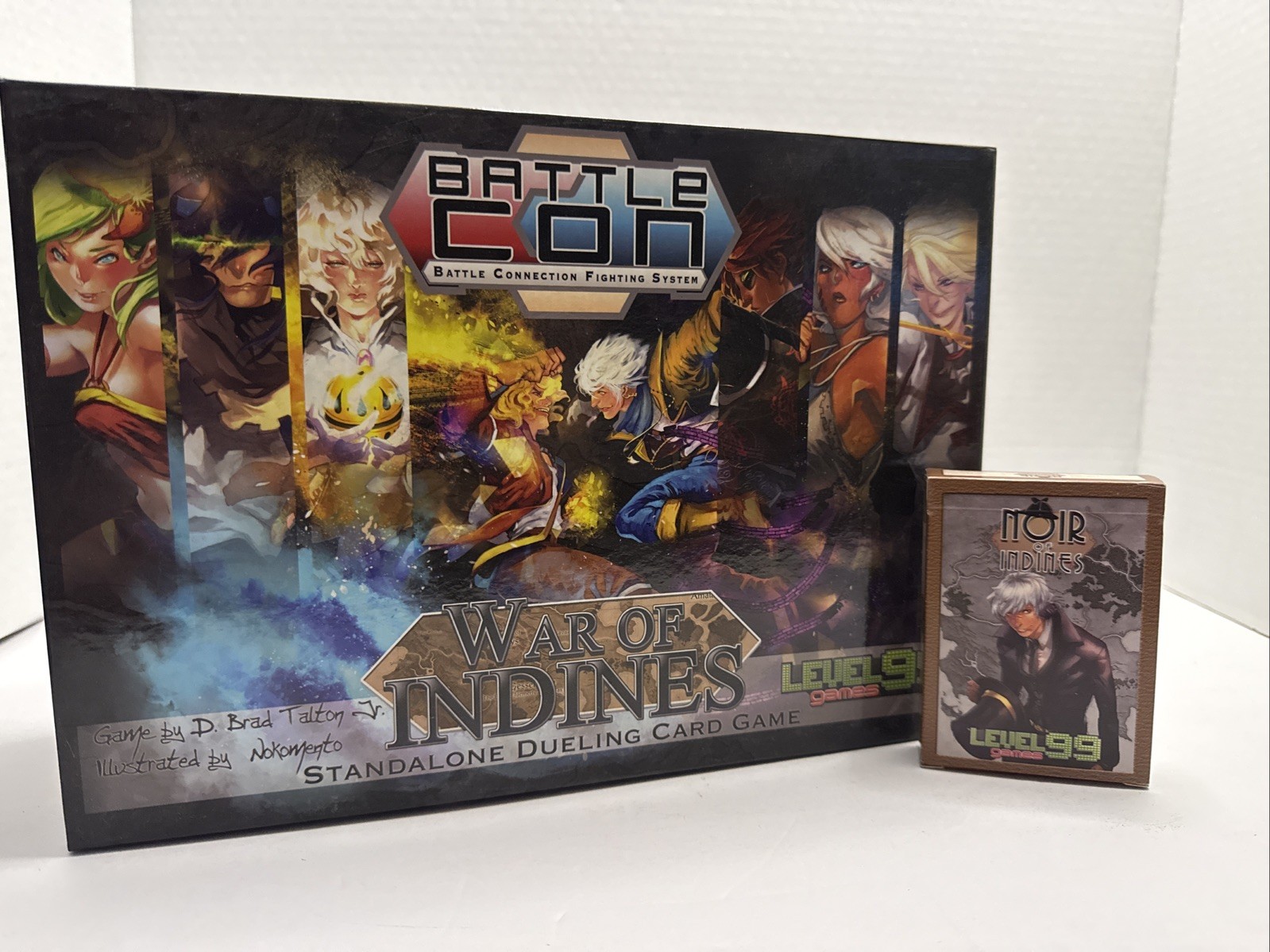 2014 Level 99 Games BattleCon War Of Indies Standalone Card Game/ Noir