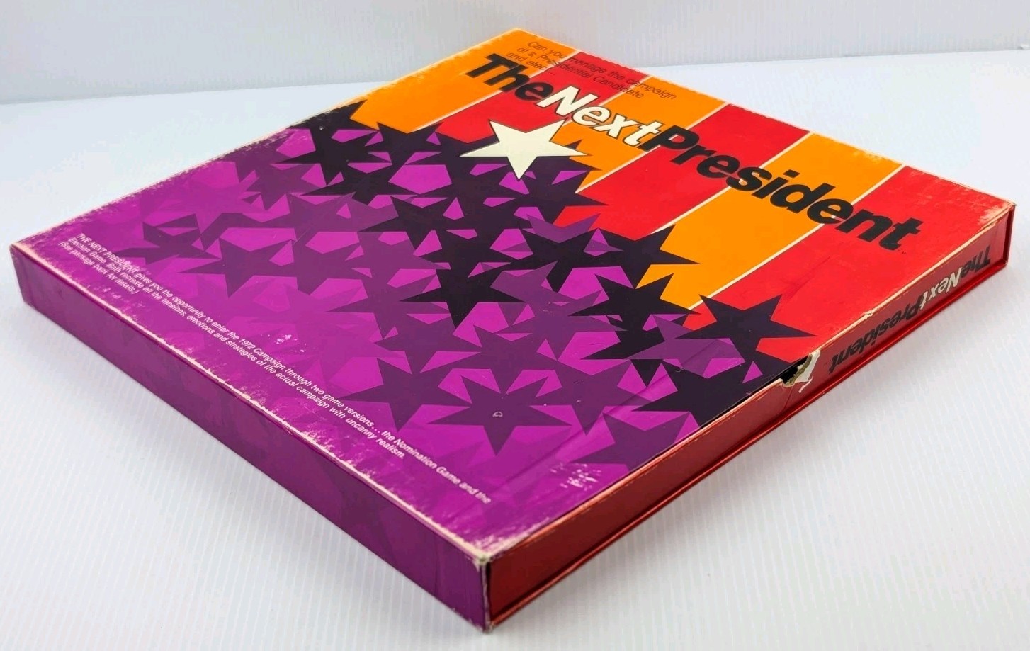 1971 Reiss The Next President Board Game UNPUNCHED COMPLETE History Strategy