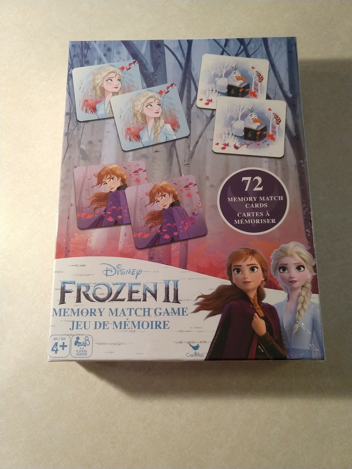 DISNEY FROZEN II Memory Match Game 72 Cards Kids ELSA ANNA OLAF Educational NEW