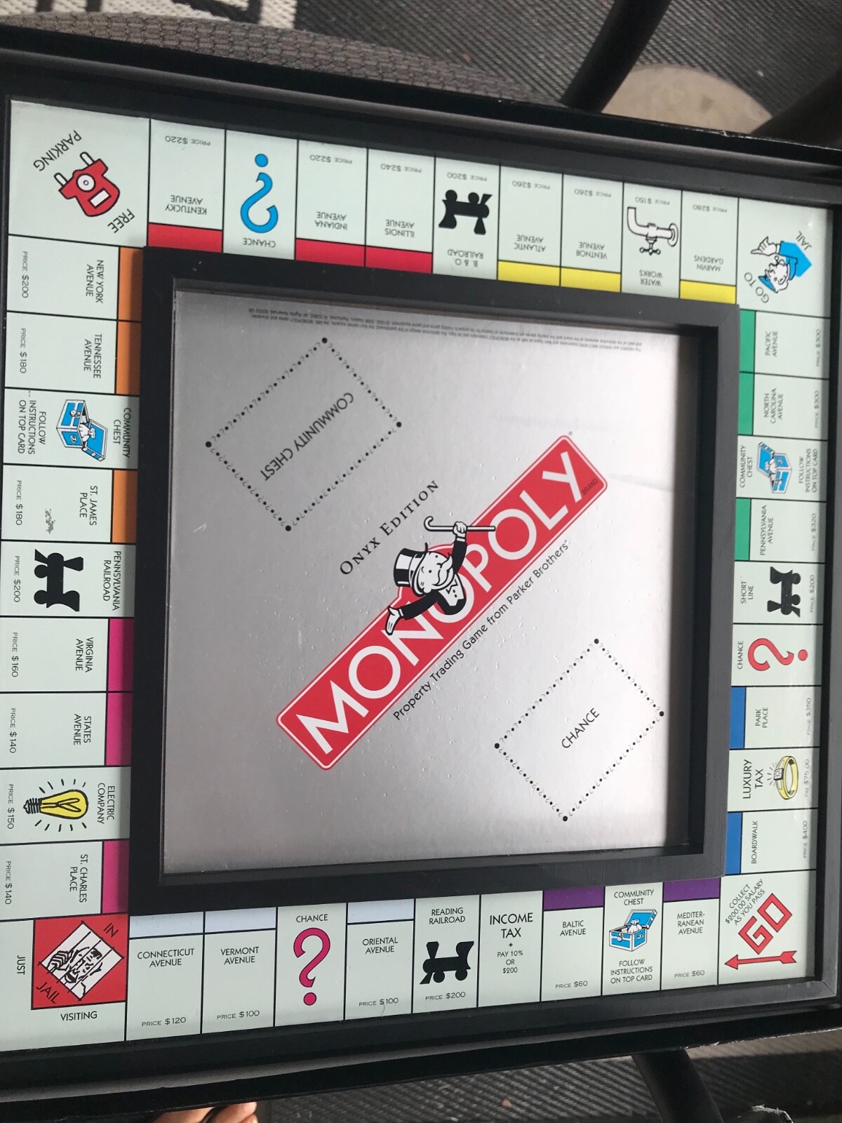 2006 MONOPOLY Onyx Edition Luxury COLLECTOR’S