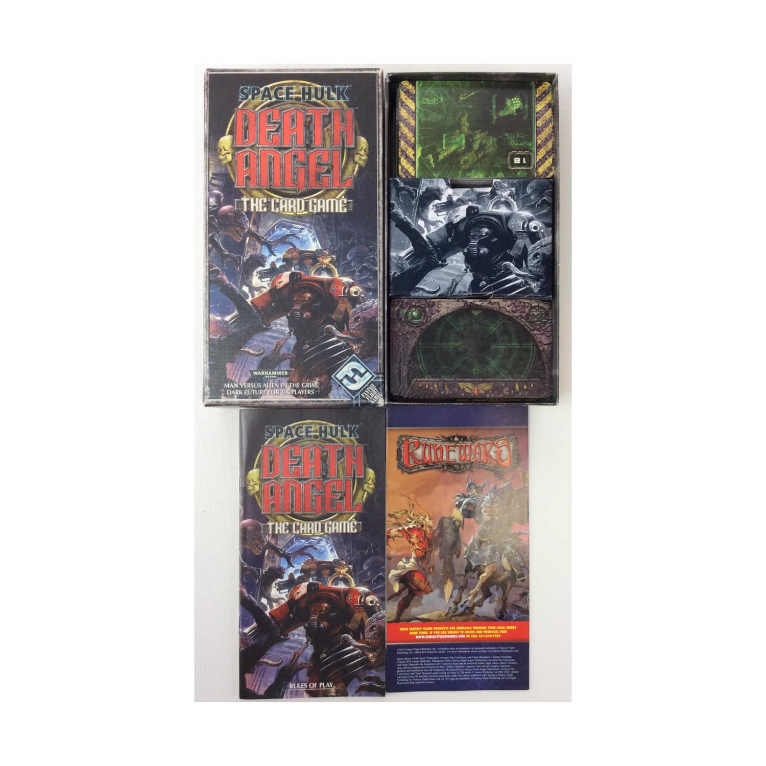 FFG Space Hulk Death Angel Collection #11 – Base Game + 2 Expansions! VG+/NM