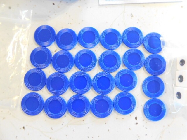 The Original LCR Left Center Right Dice Game Blue Tin George & Company