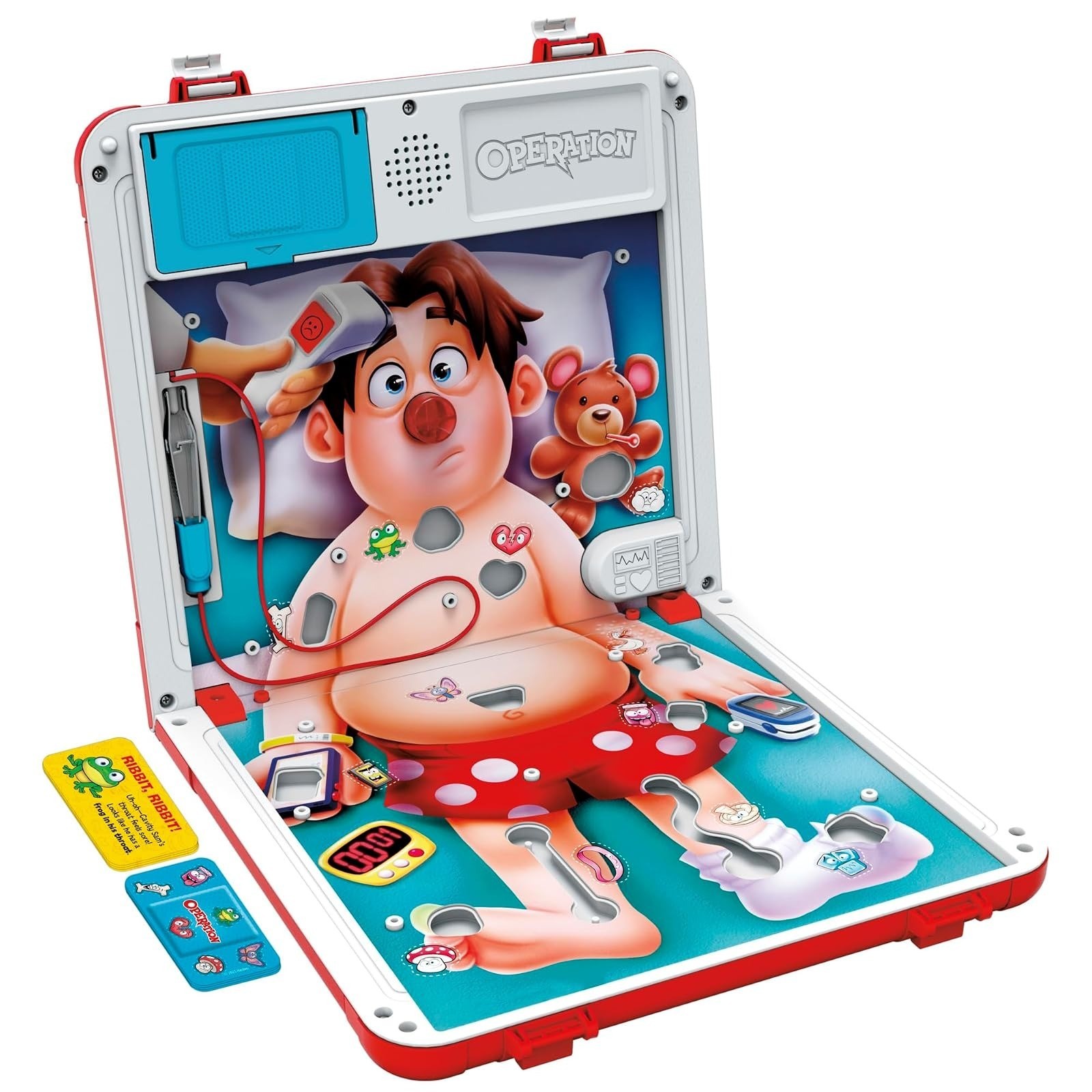 Operation Electronic Board Game with Carrying Case | Ages 6+ | 1+ Players
