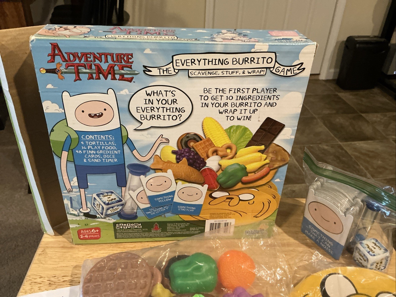 Adventure Time The Everything Burrito Game Build An Epic Burrito 99% Complete EX