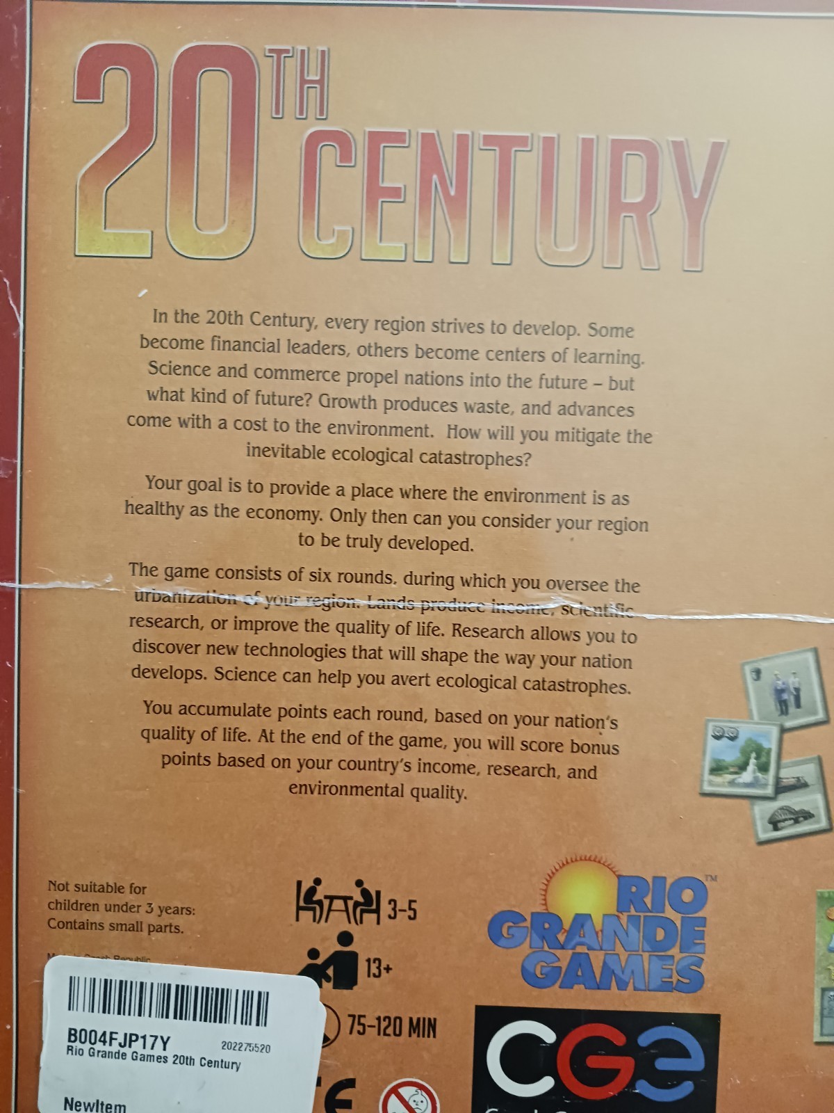 20TH CENTUY By Vladmir Suchy Czech Games Edition NEW SEALED