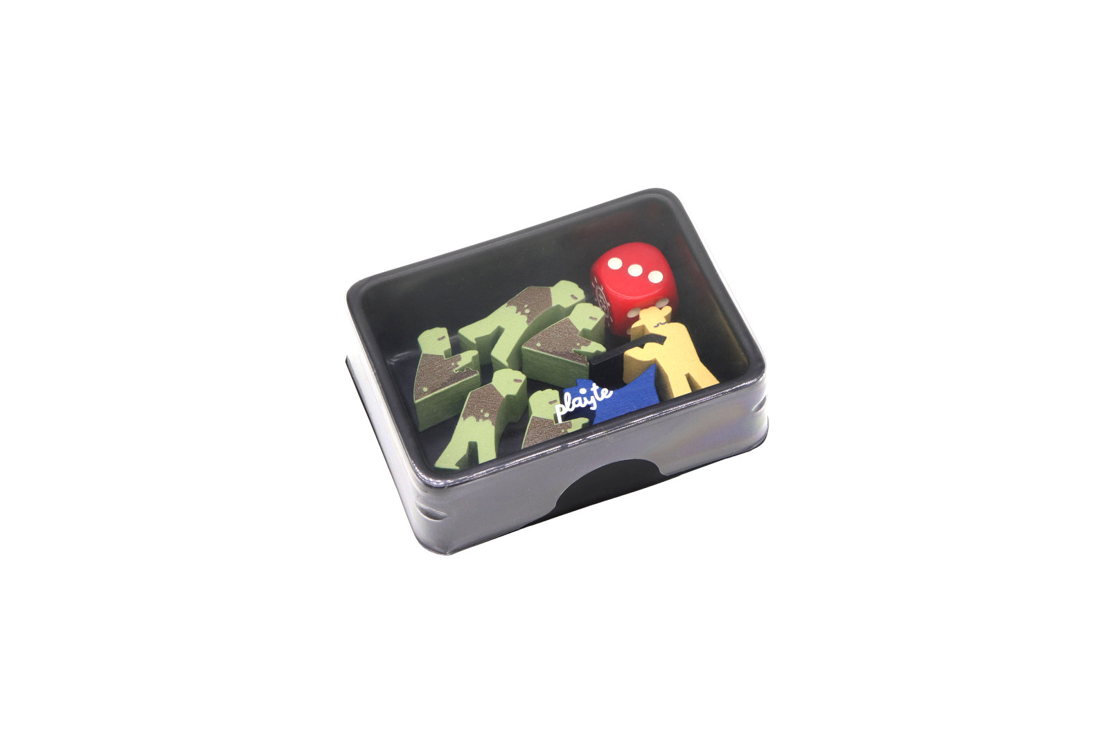 Playte Component Tray Set of 4 – Professional Board Game Token Organizer Adults