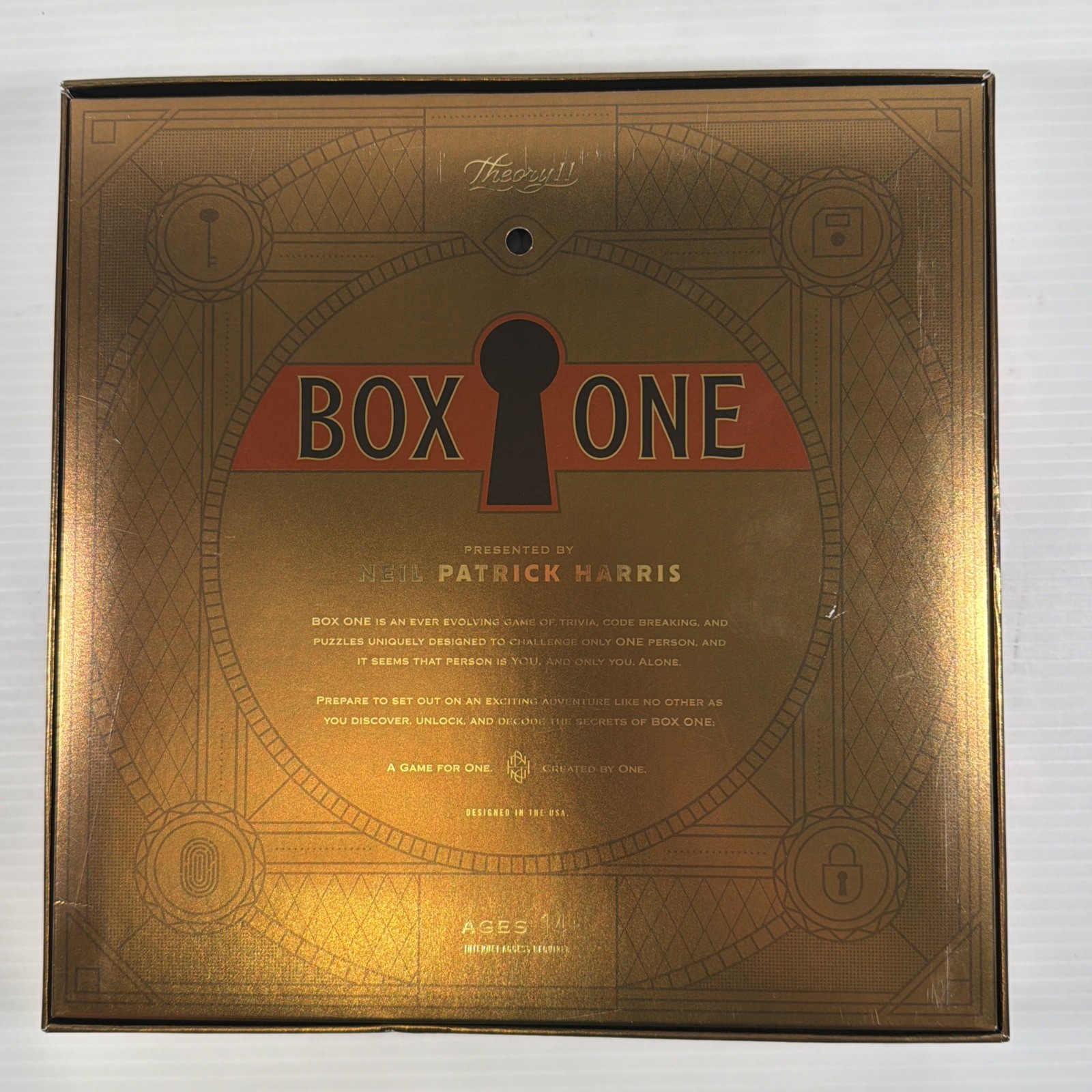 2021 BOX ONE Neil Patrick Harris Problem Solving Game for Theory11 EUC Complete