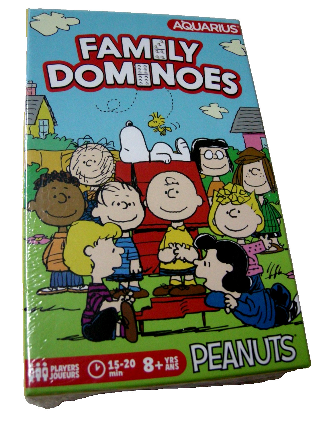 Peanuts Family Dominoes by Aquarius, 2-4 Players, 8 Years +, Brand New