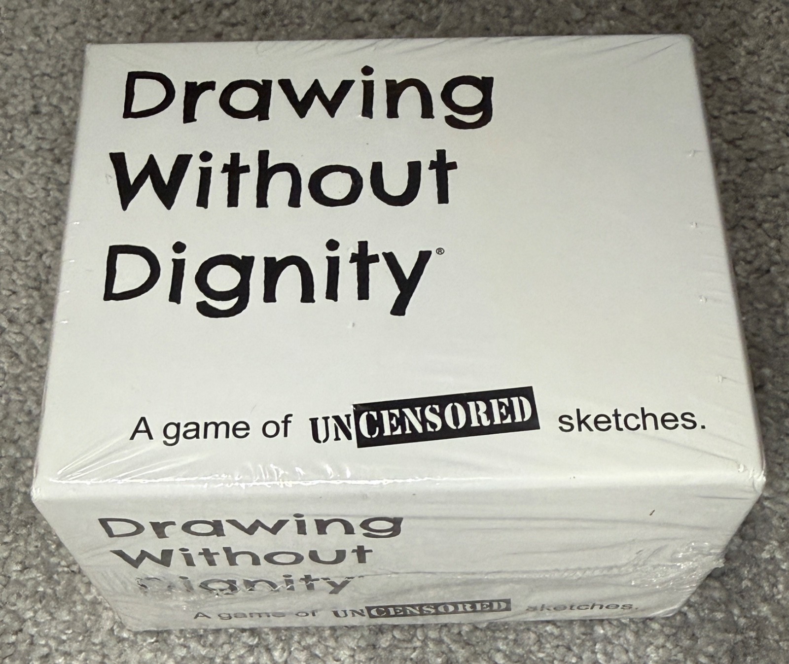 Drawing Without Dignity A Game of Uncensored Sketches Adult Pictionary NEW