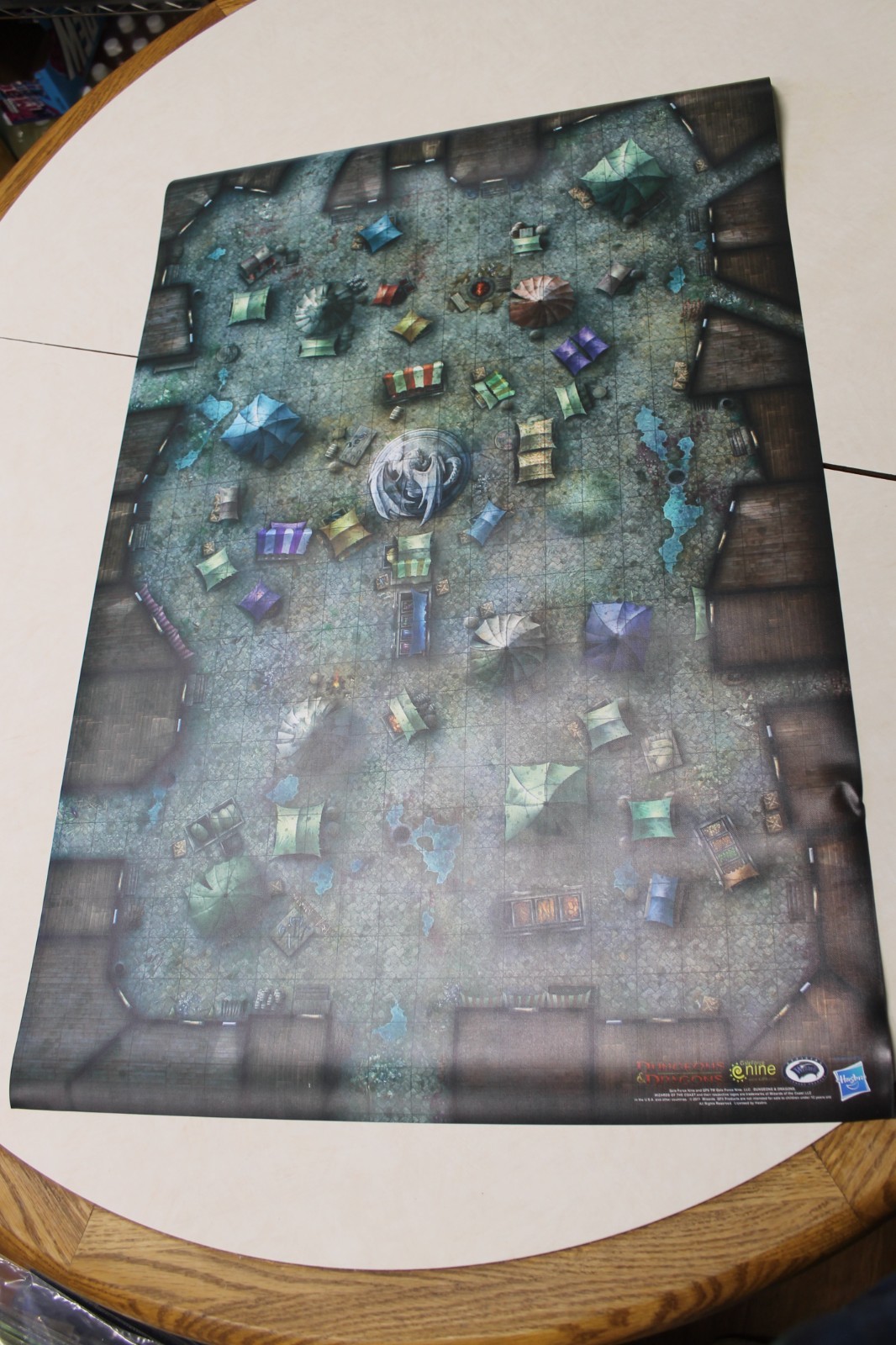 D&D Game Mat Merchant’s Bazaar Map Gale Force Nine