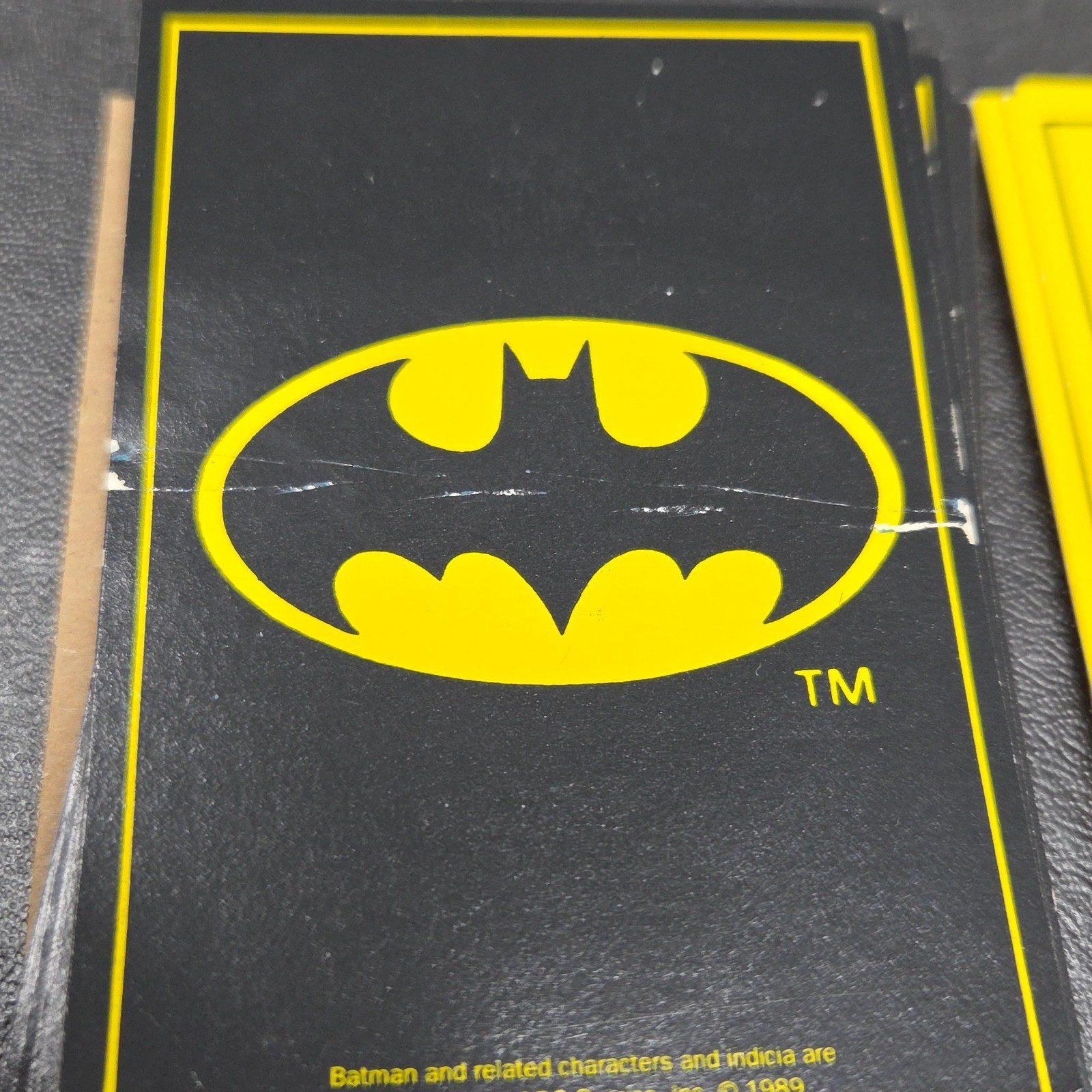 VINTAGE 1989 THE BATMAN GAME 50TH ANNIVERSARY BOARD GAME 100% COMPLETE DC COMICS