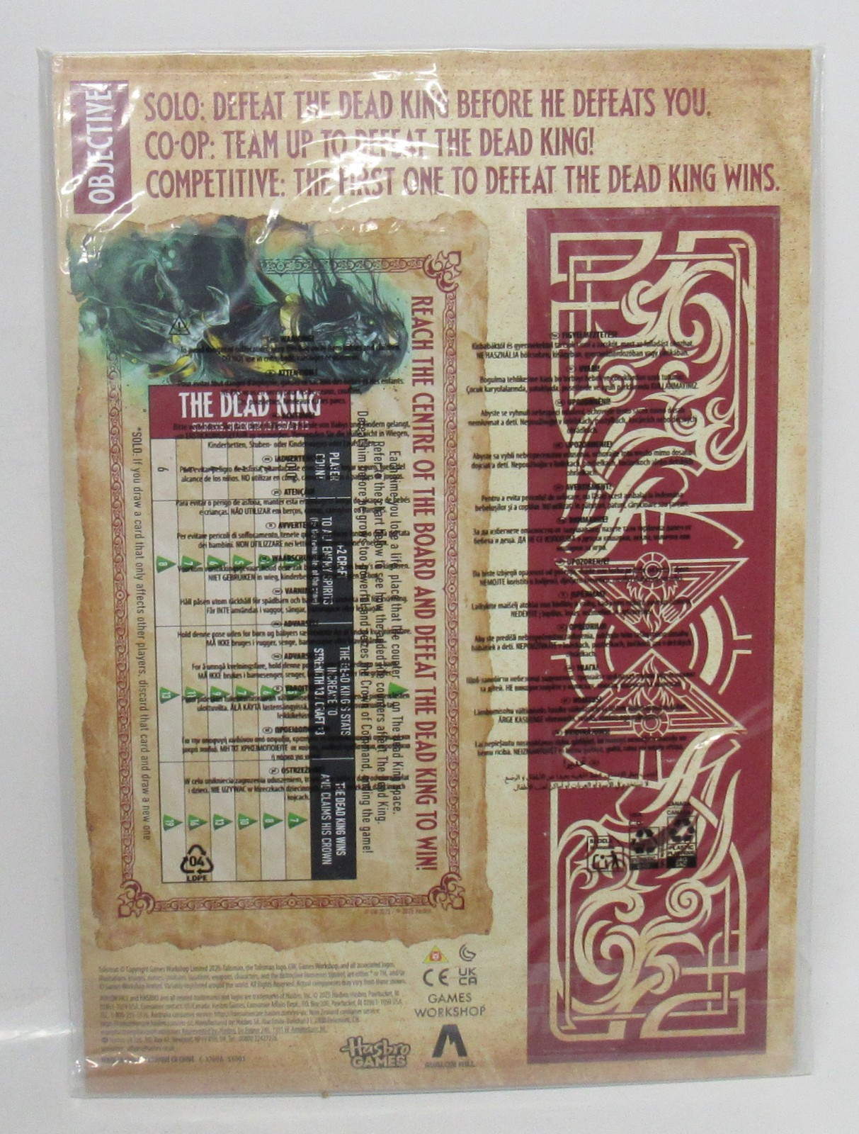 New Sealed Talisman 5e The Dead King Promo Expansion Overlay White Dwarf