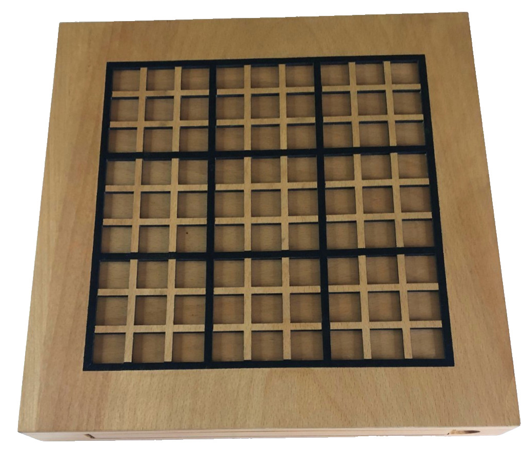 SUDOKU Wooden Game Board and Pieces – Wood Expressions, Inc. LN