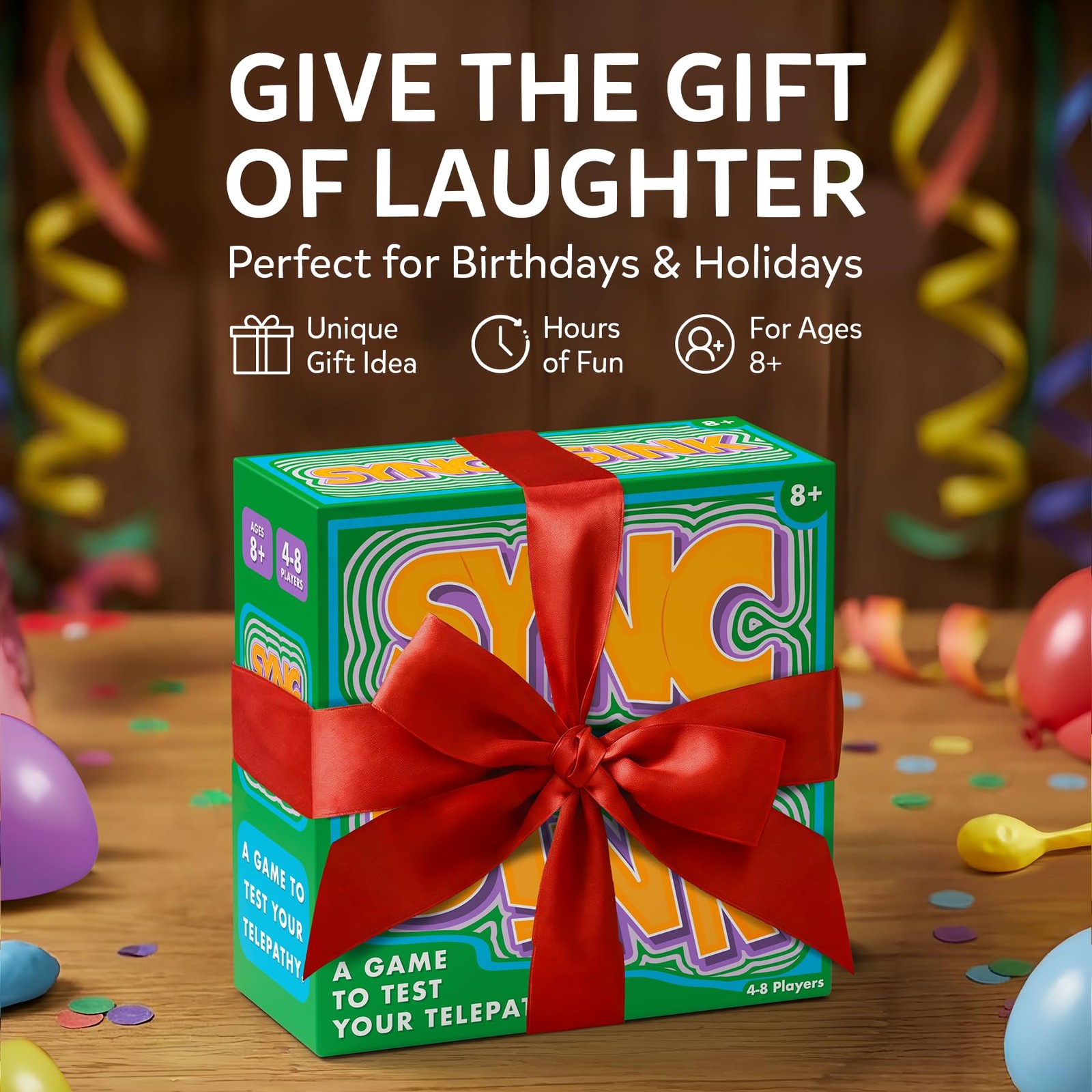 Sync or Sink – Hilarious Family Card Game for Kids, Teens & Adults, Fast-Pace…